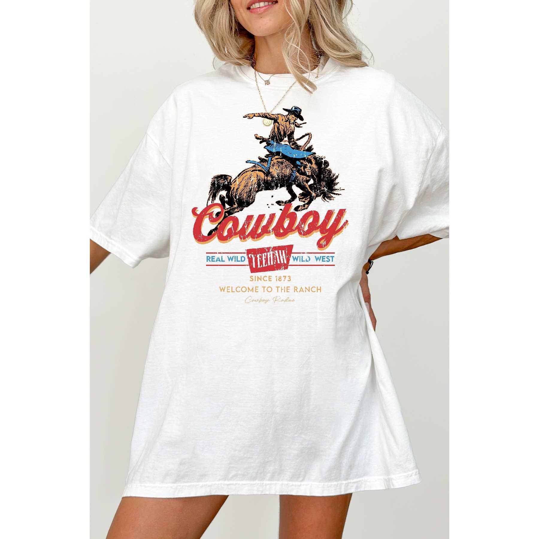 Cowboy - Oversized Unisex T Shirt Hoodie, Sweatshirt | PodTeesHub.com
