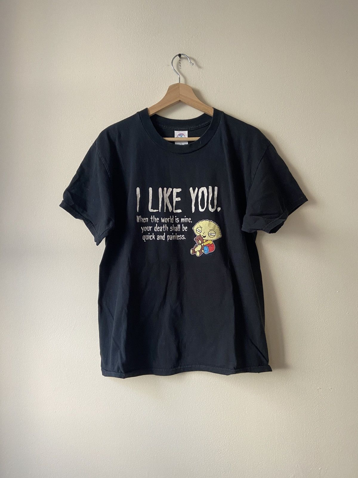 Vintage 2003 Family Guy Fox Tv Stewie Black Tee Shirt M Hoodie, Sweatshirt | PodTeesHub.com