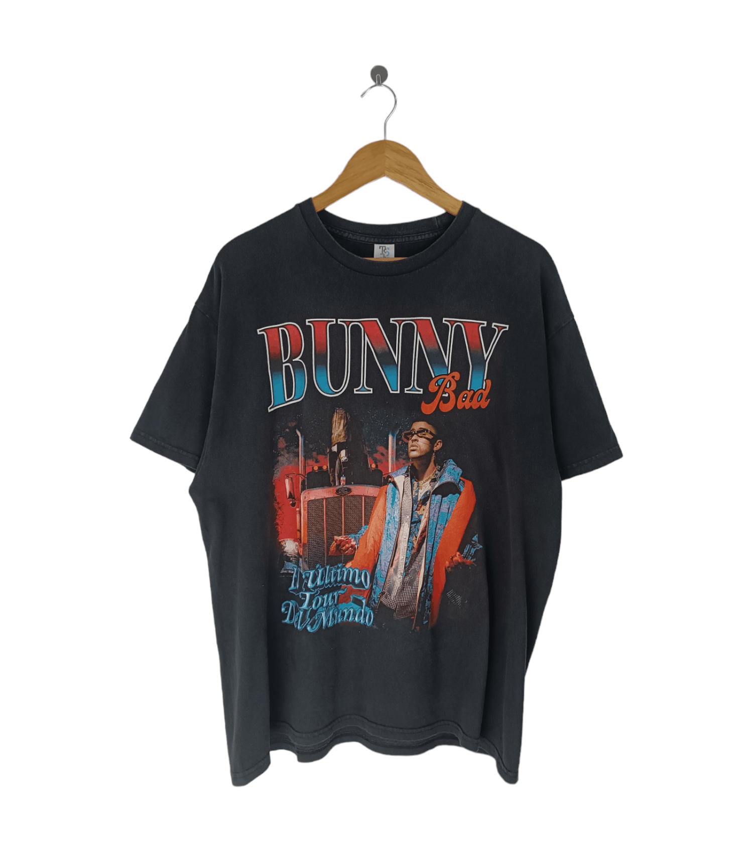 Rap Tees Vintage Faded Bad Bunny El Ultimo Tour Del Mundo Tee Hoodie, Sweatshirt | PodTeesHub.com