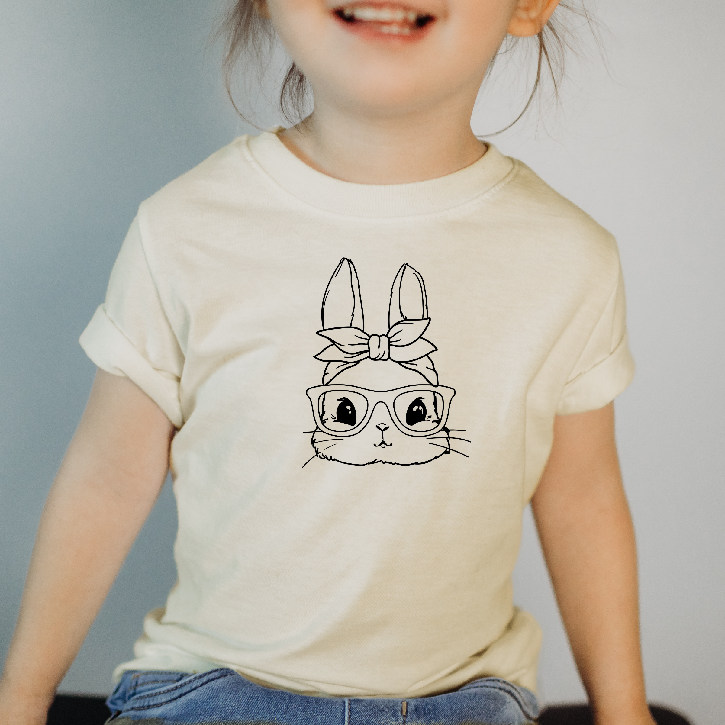 Toddler Easter Tee - Bunny Tee - Kid Spring Tee Hoodie, Sweatshirt | PodTeesHub.com