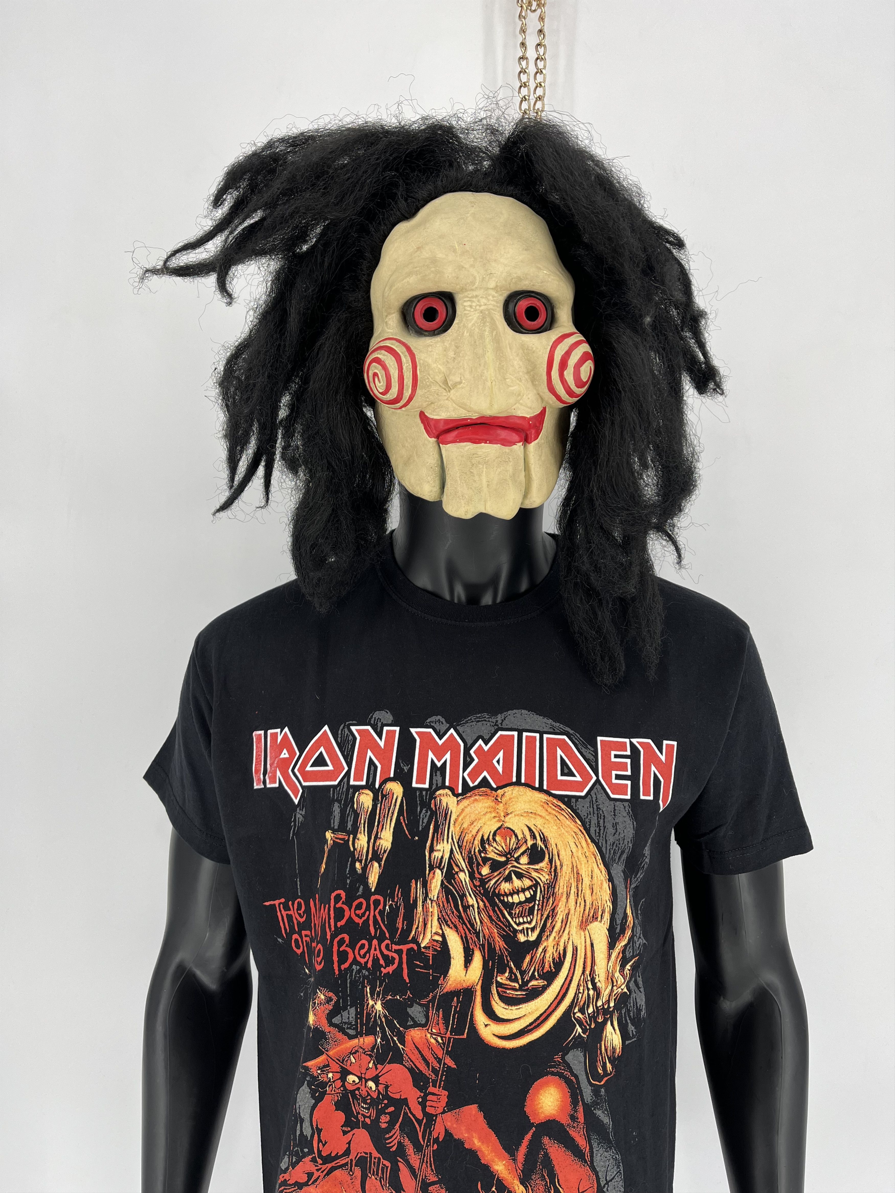 Band Tees Vintage Y2k Iron Maiden Face Horror Tee Band Rock T Shirt Hoodie, Sweatshirt | PodTeesHub.com