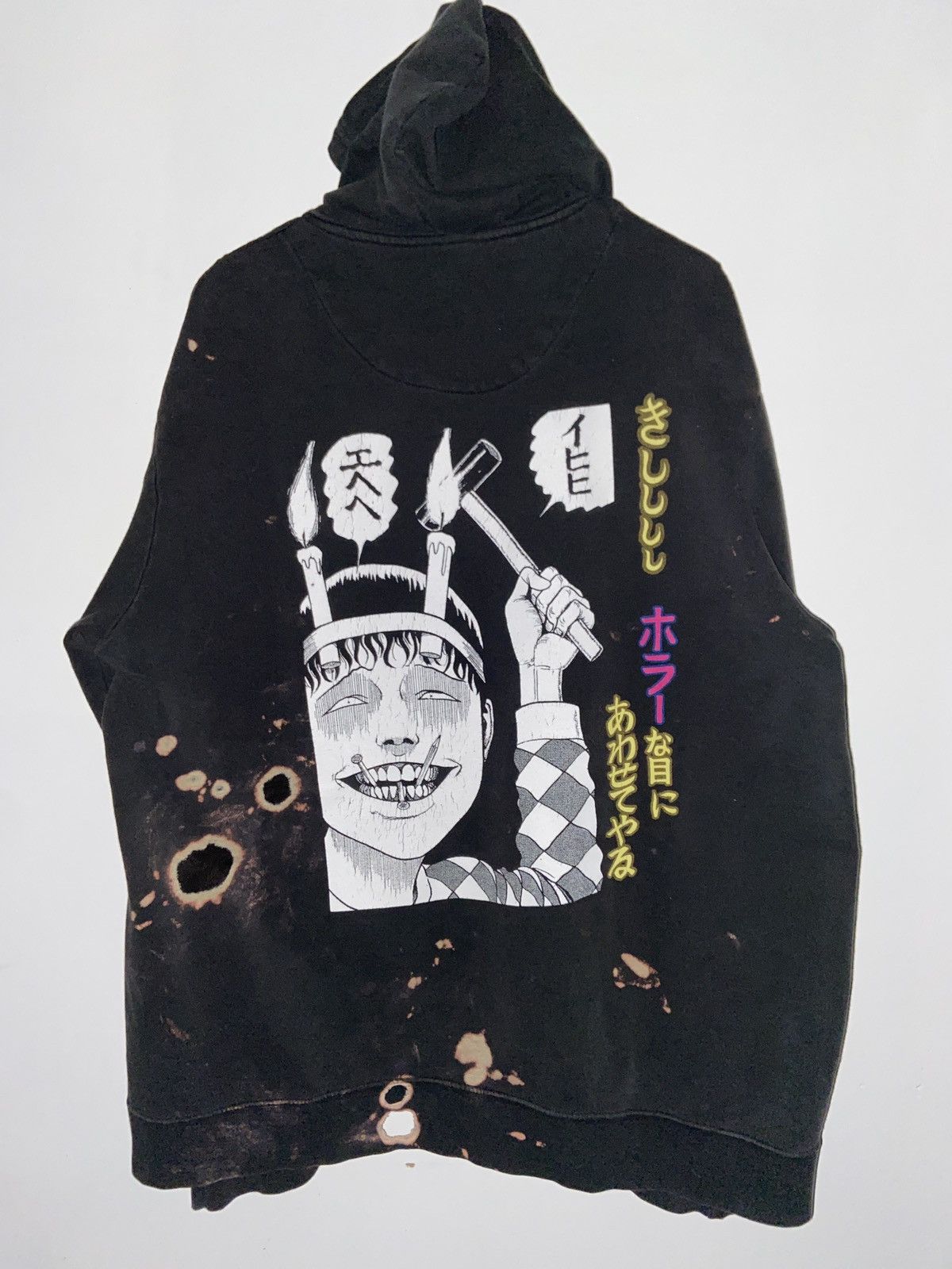 Japanese Brand Junji Ito Collection Anime Hoodie L Manga Uni Distressed 1 1 T-Shirts, Sweatshirt | PodTeesHub.com