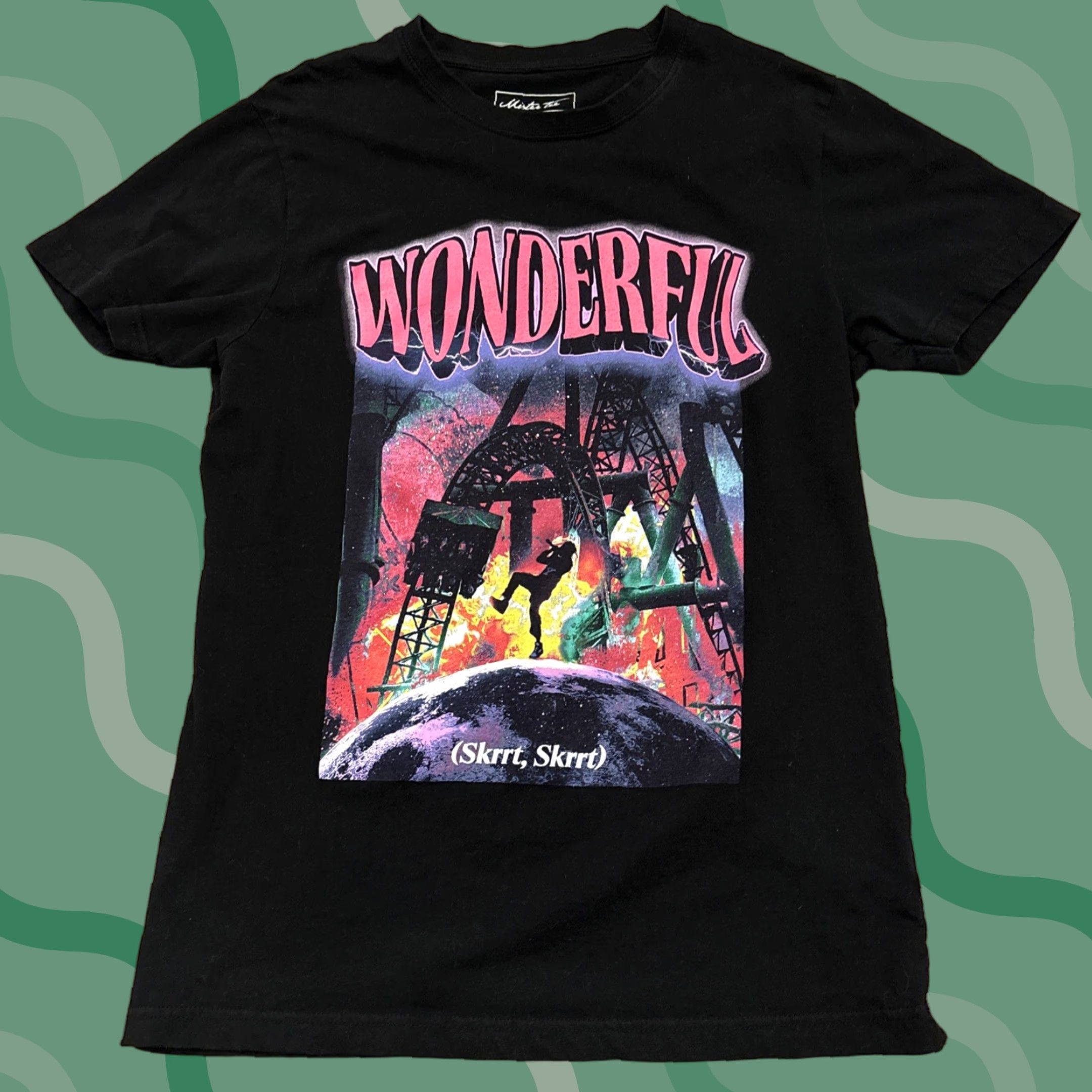 Vintage Travis Scott Hip Hop T Shirt Mister Tee Size L Black Mens Hoodie, Sweatshirt | PodTeesHub.com