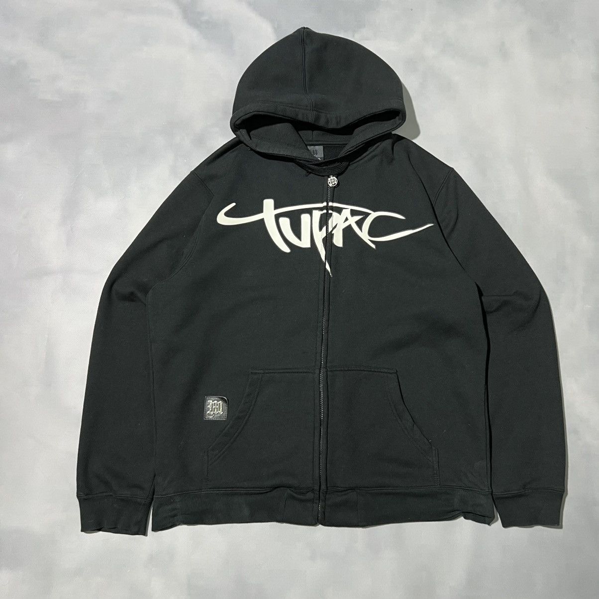 Band Tees Vintage Y2k Tupac Logo Hoodie Rap Streetwear 90s Style Sweatshirt | PodTeesHub.com