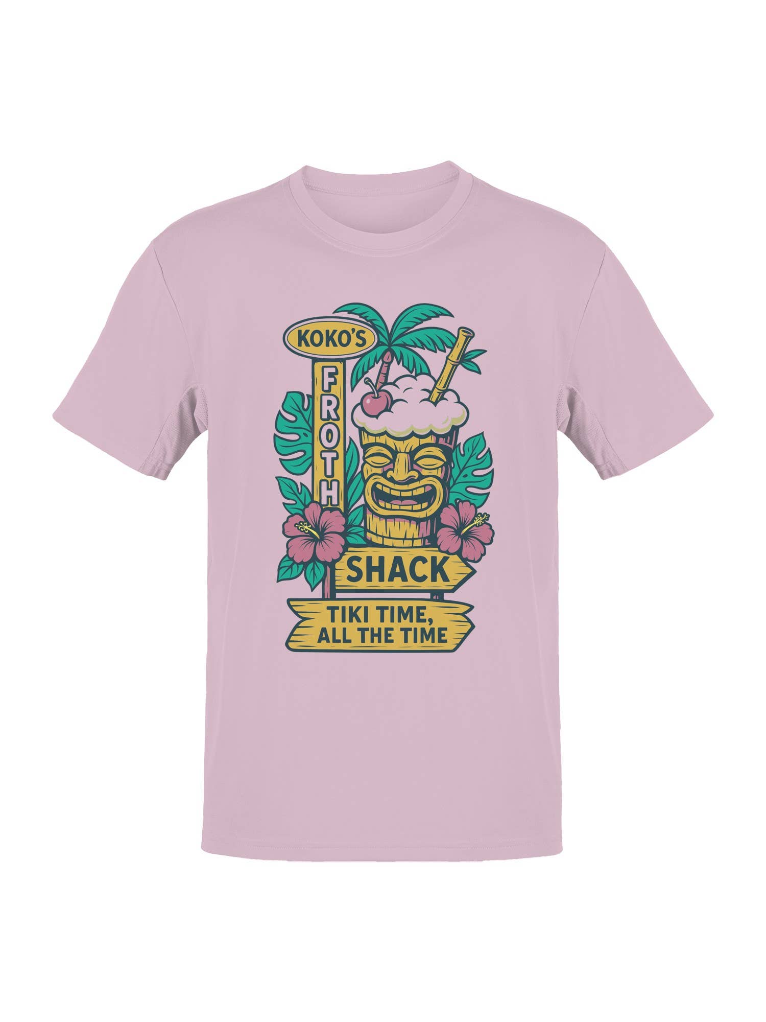 Koko's Froth Shack Tiki Design Men's T-Shirt Hoodie, Sweatshirt | PodTeesHub.com