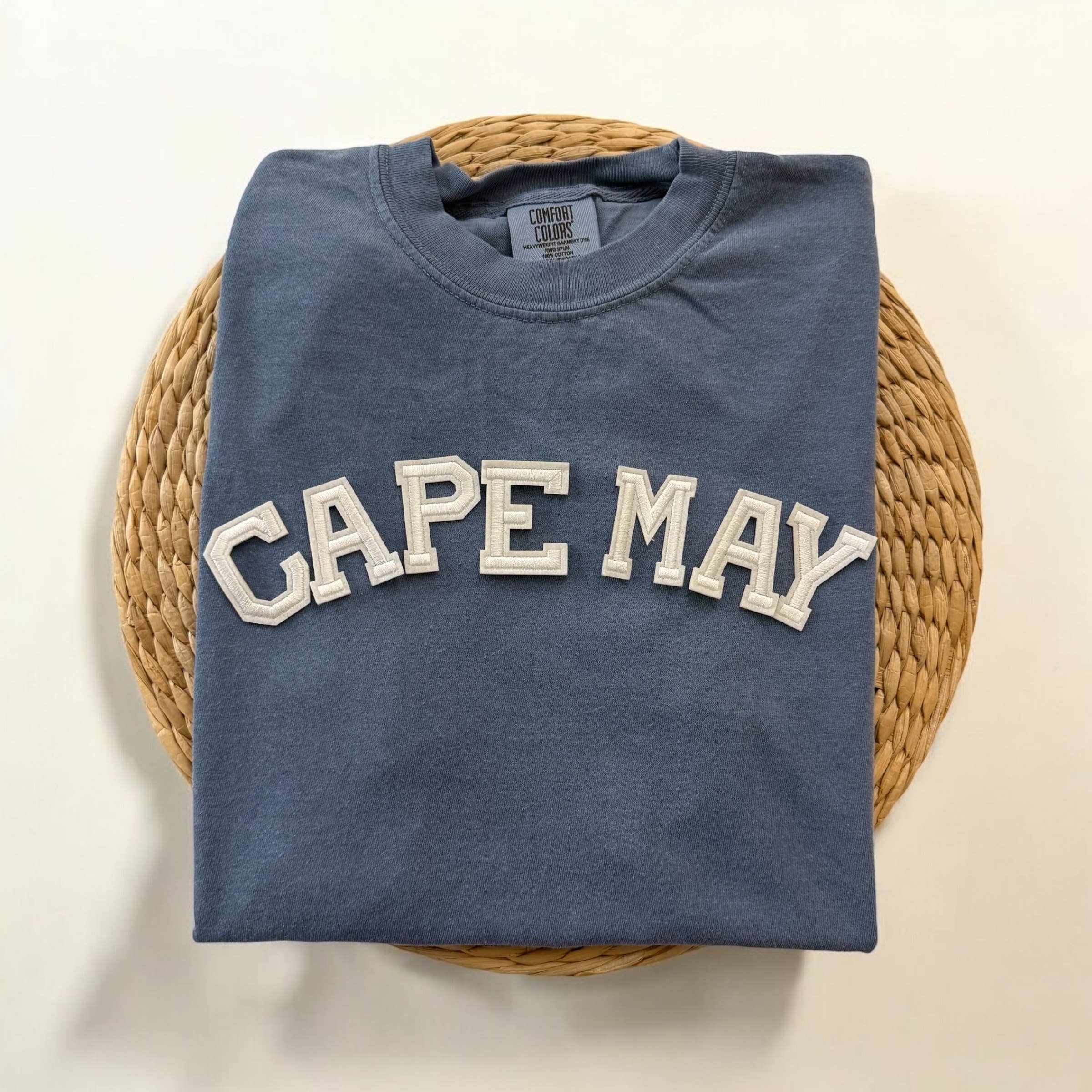 Comfort Colors Cape May Short Sleeve Shirt, New Jersey Shirt Hoodie, Sweatshirt | PodTeesHub.com