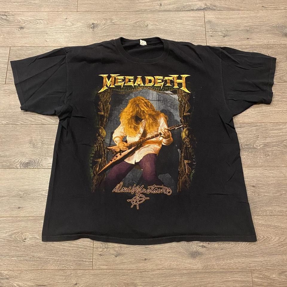 Vintage 2002 Megadeth Tour Concert Tee Shirt Size 2xl Hoodie, Sweatshirt | PodTeesHub.com