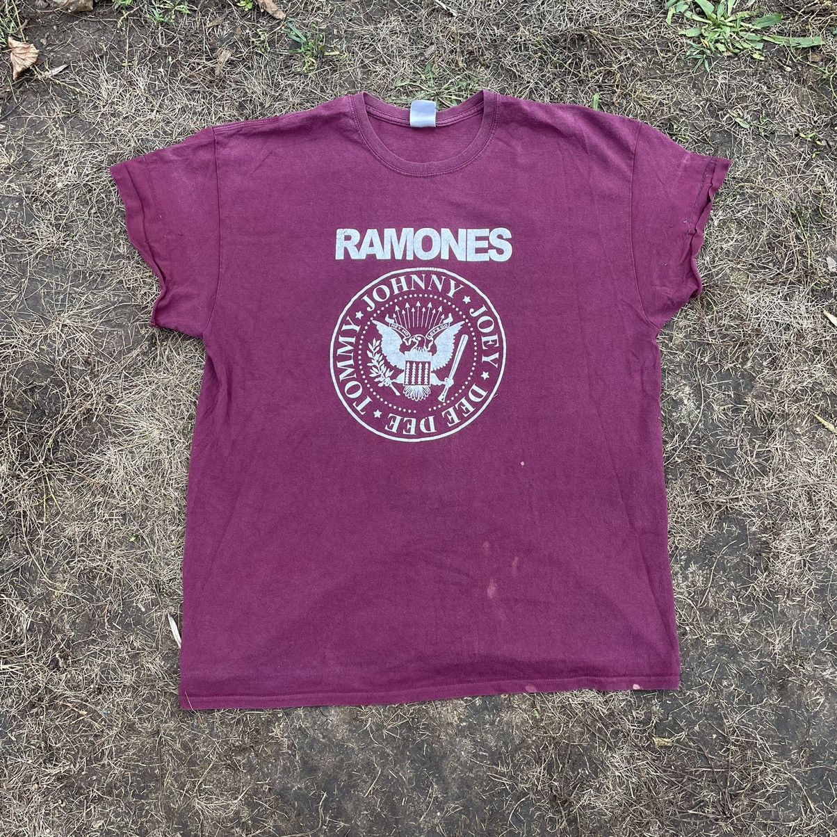 Vintage Y2k Ramones Face Horror Print Band Tour Rock T-Shirts, Hoodie, Sweatshirt