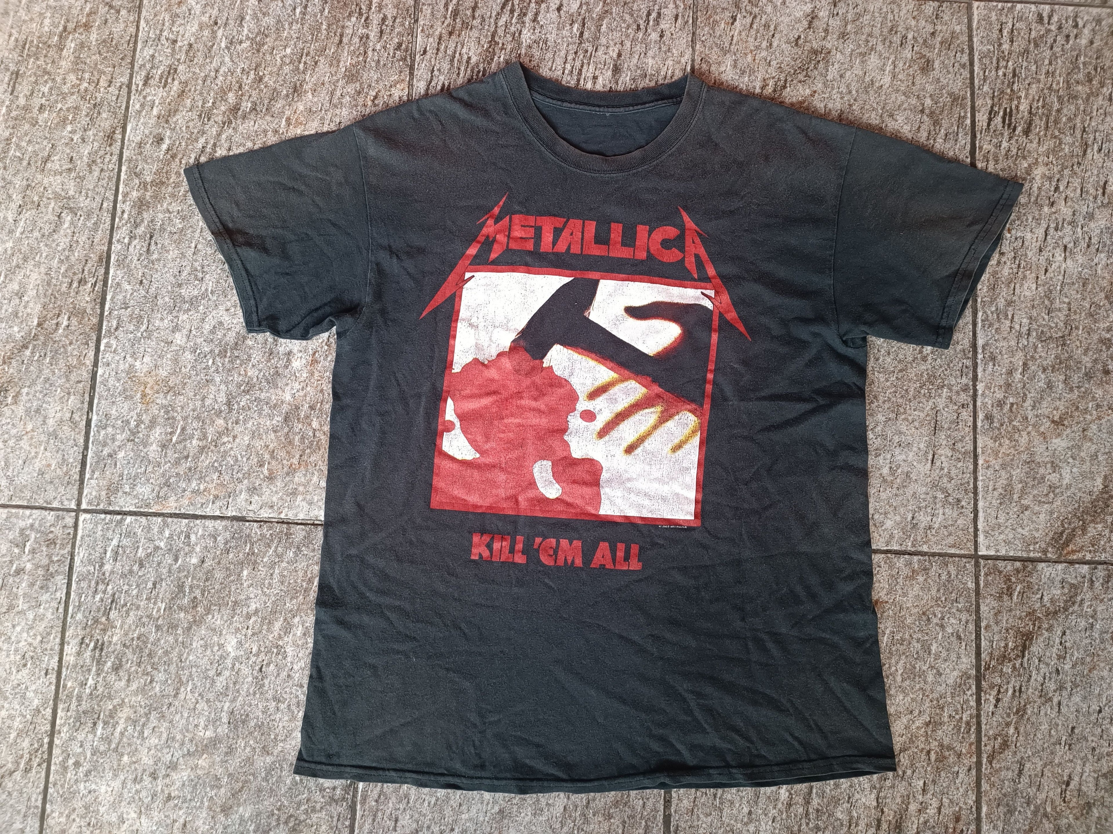 Metallica X Vintage Vintage Metallica Kill Em All Tee Hoodie, Sweatshirt | PodTeesHub.com