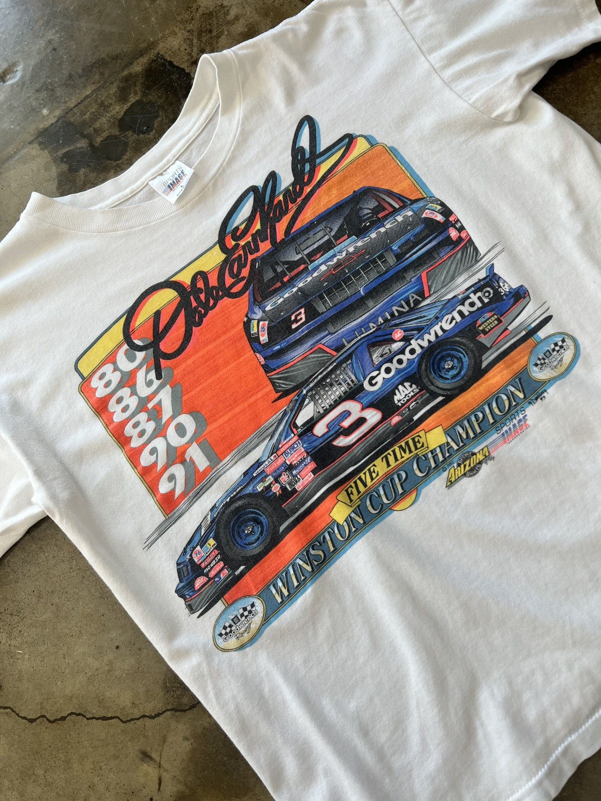 Vintage Dale Earnhardt Five Time Tee Sz Large Hoodie, Sweatshirt | PodTeesHub.com
