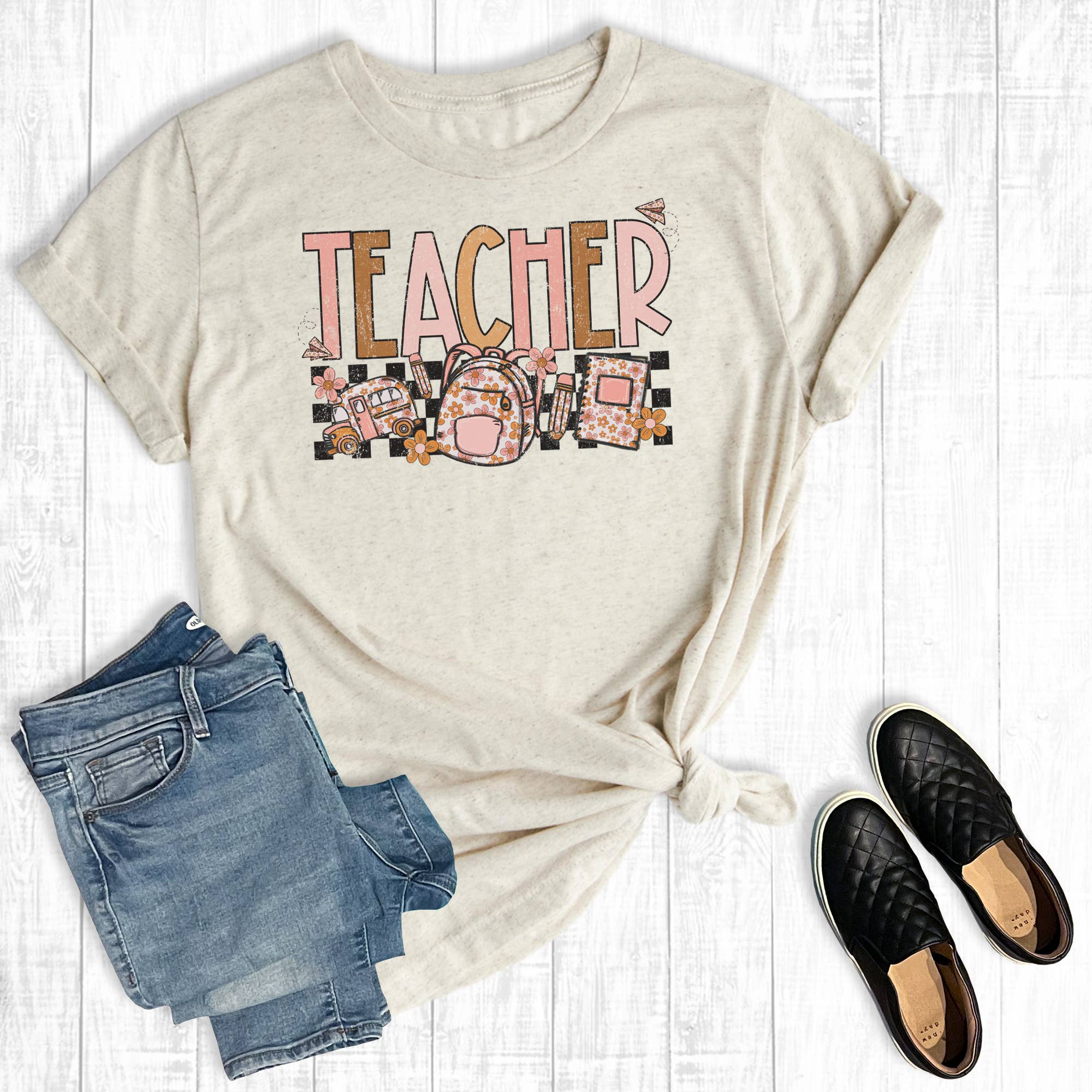 Back To School Teacher Graphic Tee Hoodie, Sweatshirt | PodTeesHub.com