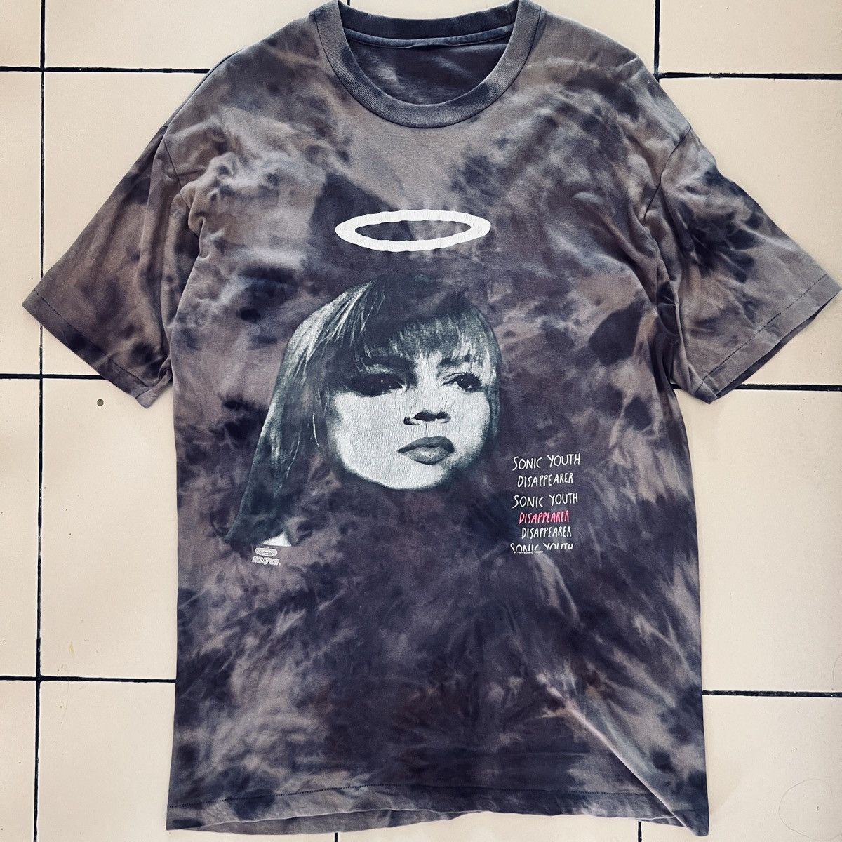 Band Tees Sonic Youth Disappearer Custom Halo Tee Vintage Reworked Hoodie, Sweatshirt | PodTeesHub.com