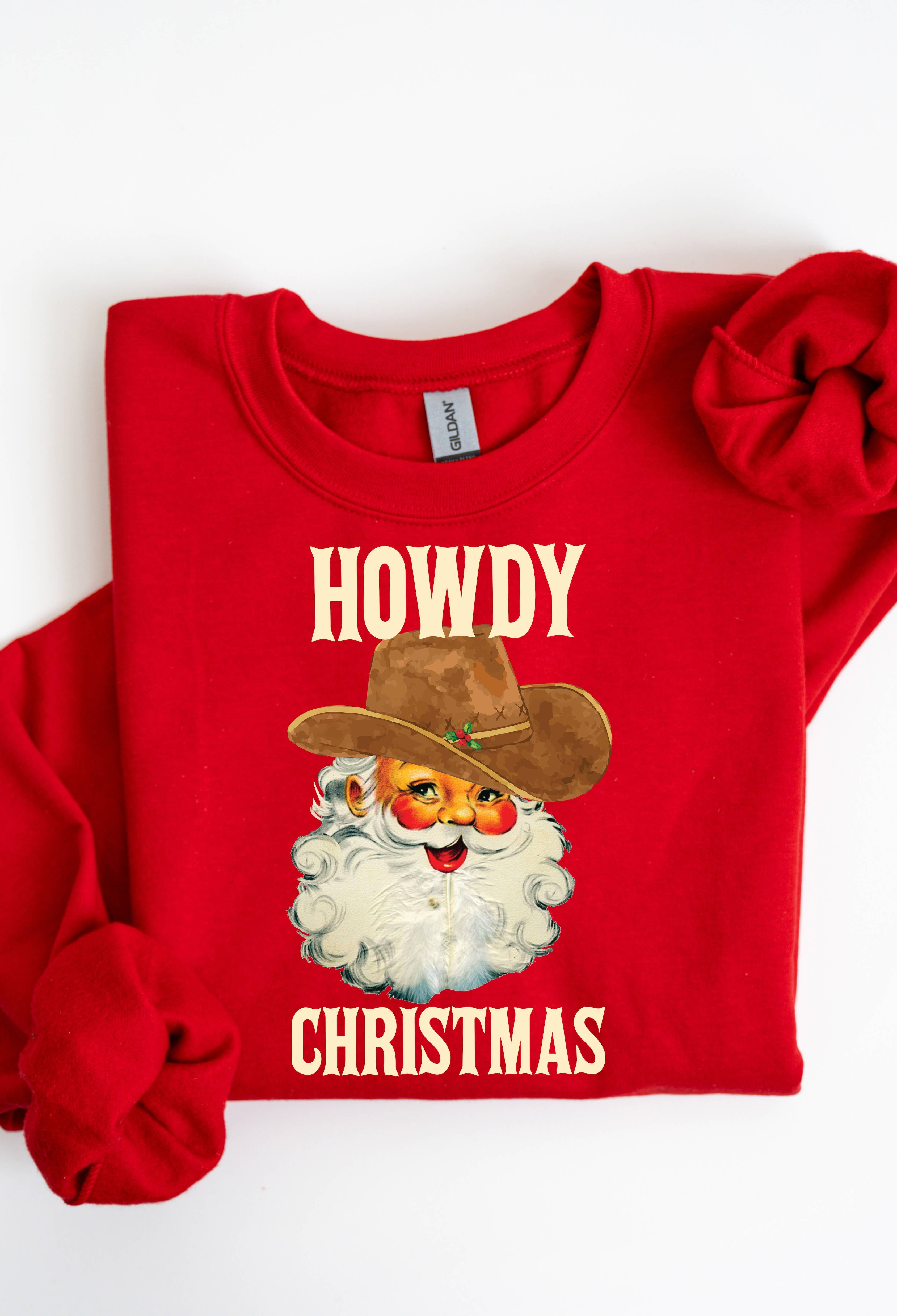 Howdy Christmas Graphic Sweater T-Shirts, Hoodie, Sweatshirt | PodTeesHub.com