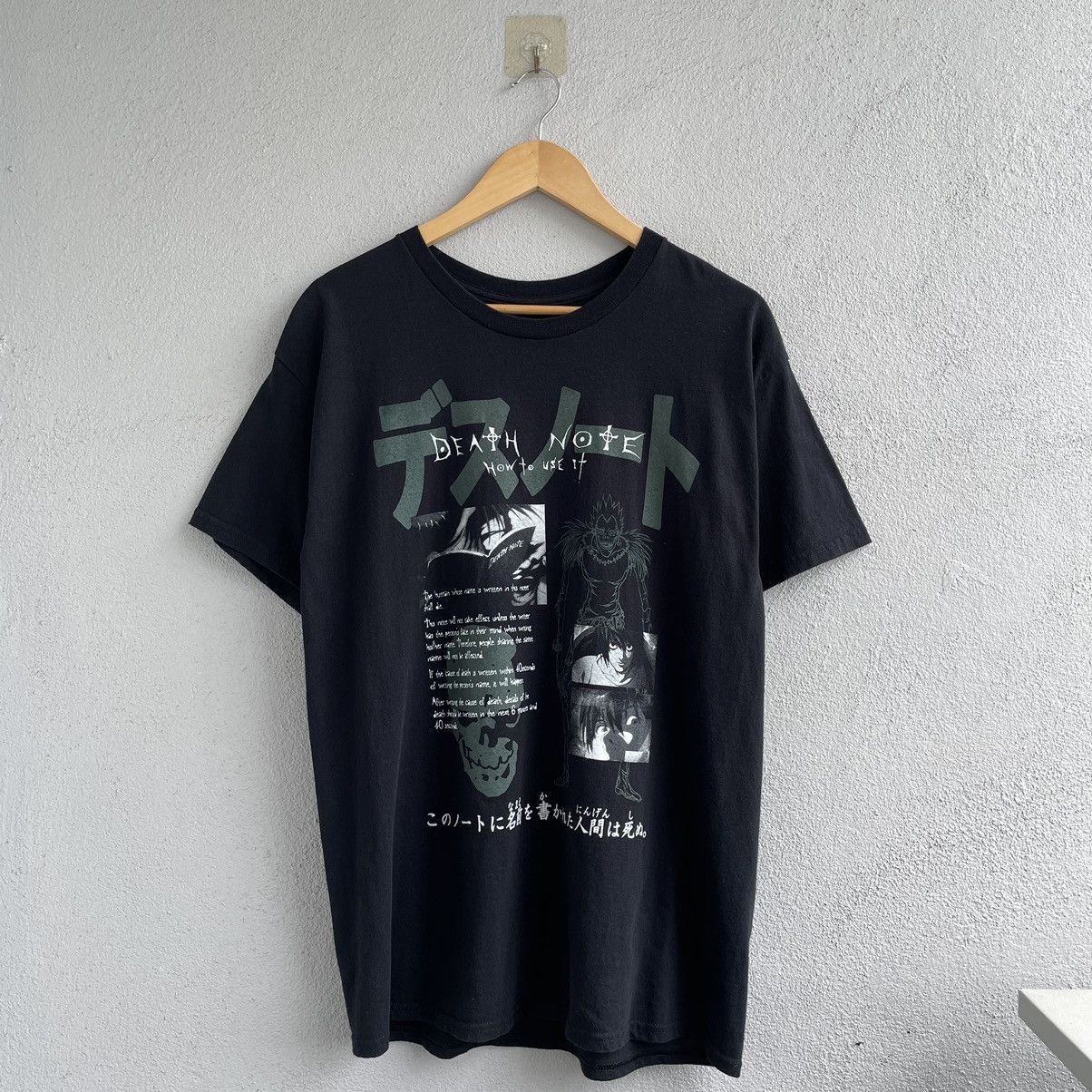 Japanese Brand X Vintage Vintage Y2k Death Note Anime Tee Shirt Hoodie, Sweatshirt | PodTeesHub.com