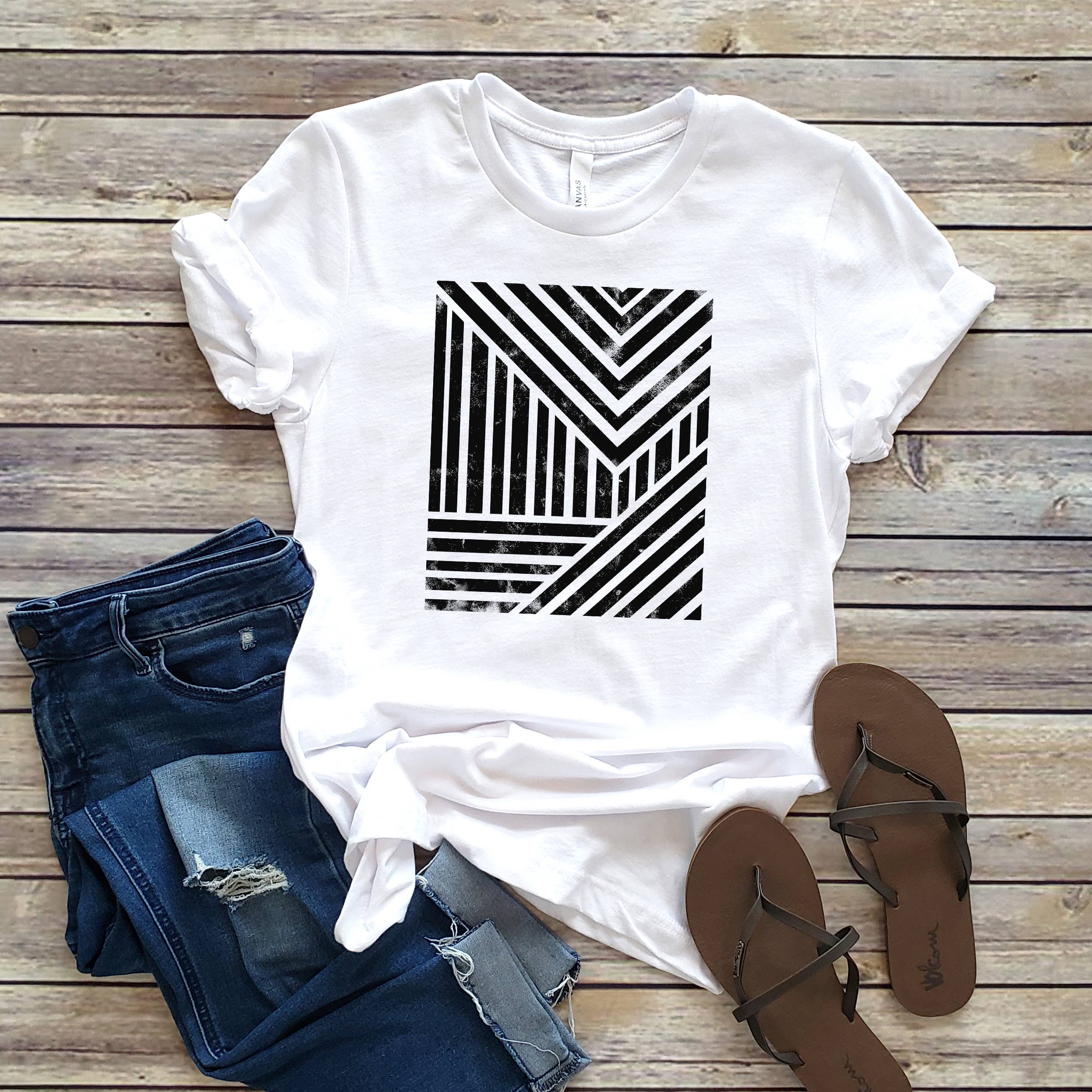Geometric Abstract Tee | Sizes XS-2XL Hoodie, Sweatshirt | PodTeesHub.com
