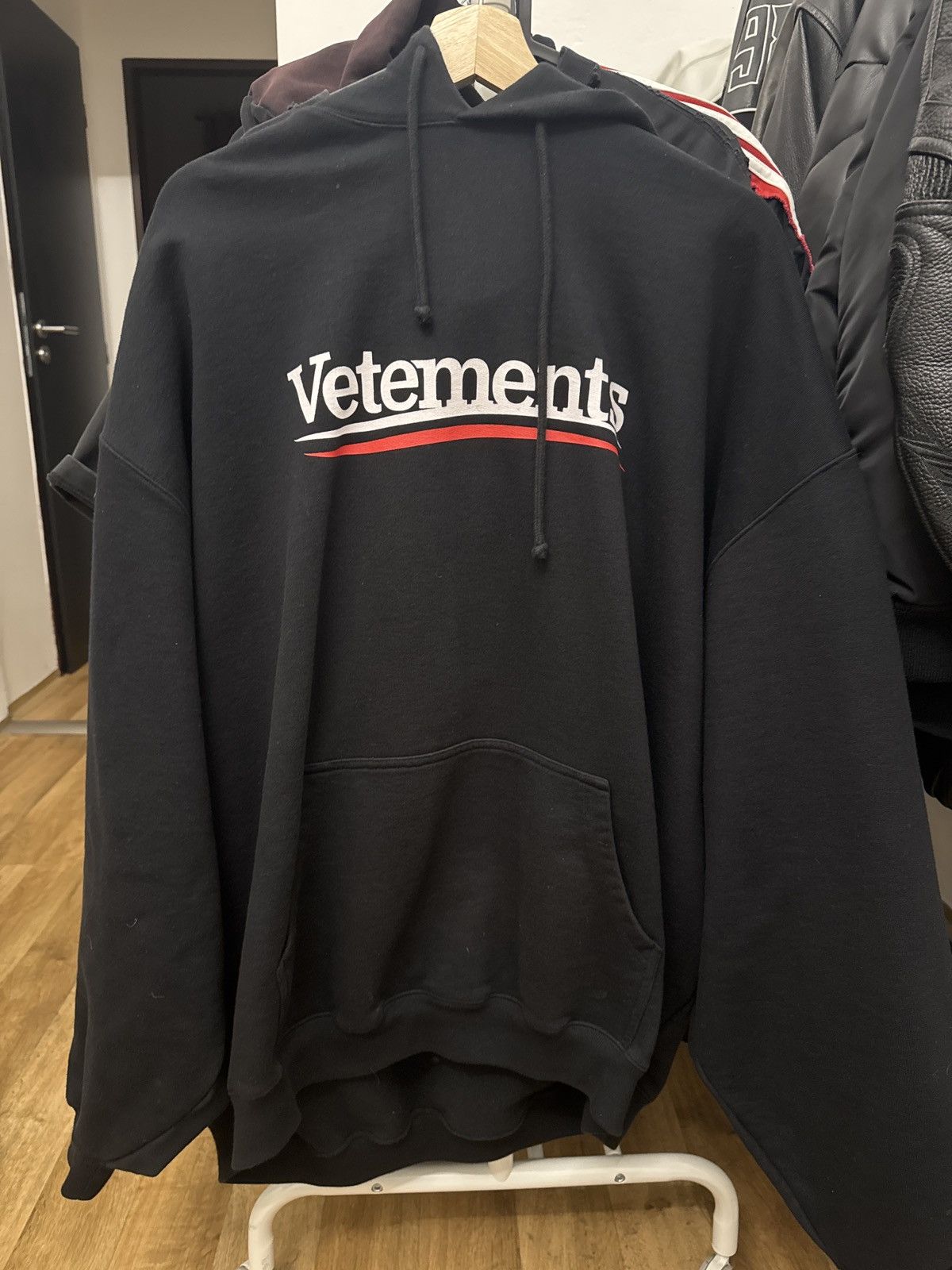 Vetements Logo Printed Hoodie T-Shirts, Sweatshirt | PodTeesHub.com