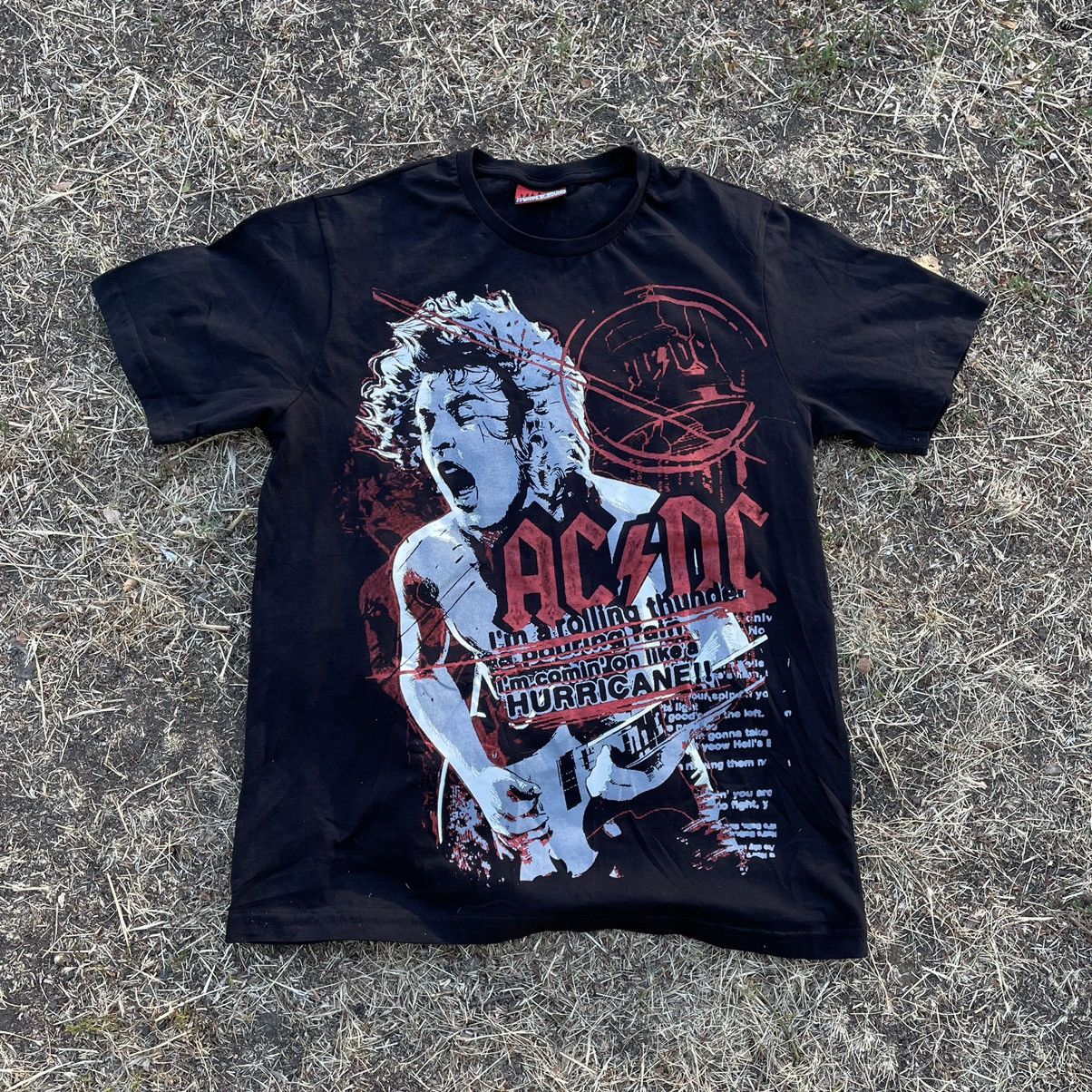 Band Tees X Vintage Vintage Y2k Ac Dc Art Band Tour Tee Horror T Shirt Hoodie, Sweatshirt | PodTeesHub.com