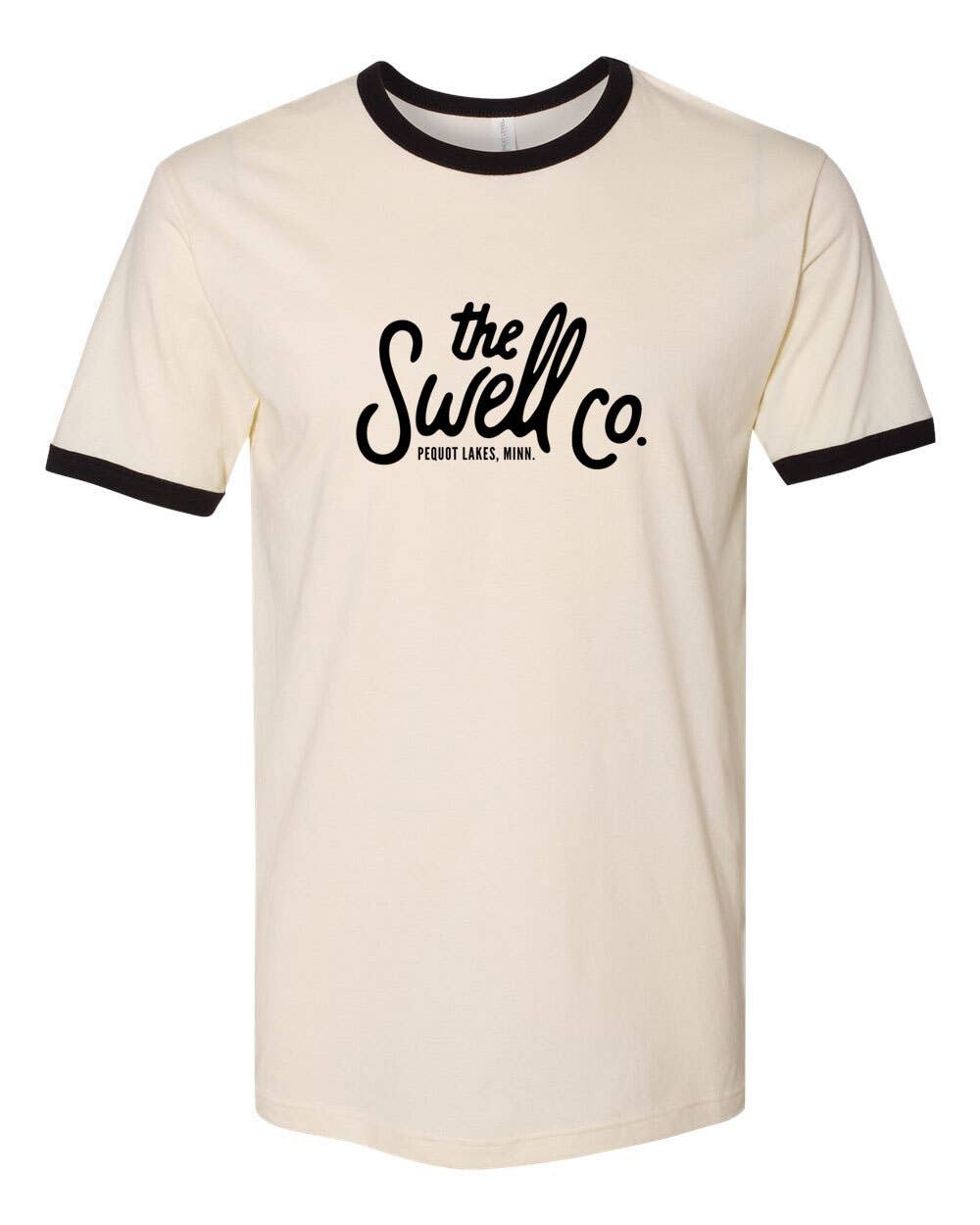 The Swell Co -  Ringer Shirt Hoodie, Sweatshirt | PodTeesHub.com