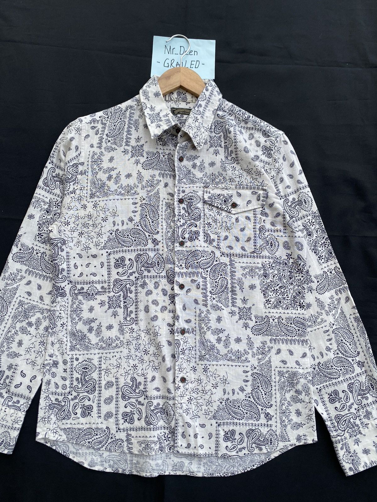 Japanese Brand Rare Vtg 291295 Homme Japanese Brand Paisley Printed Shirt Hoodie, Sweatshirt | PodTeesHub.com