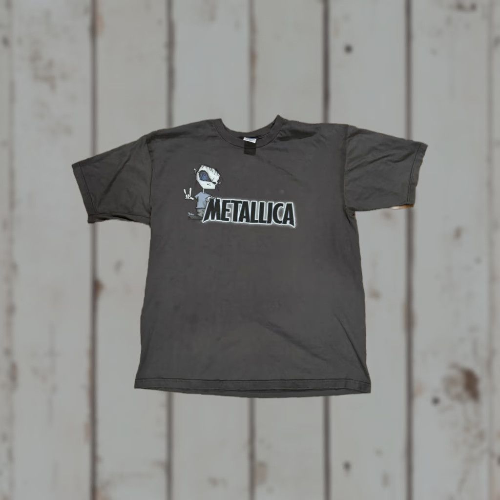 Vintage Metallica T Shirt Unisex Adults Xl Gray Metal Band 90s Y2k 2000 Short Sleeve Crew Ne Hoodie, Sweatshirt
