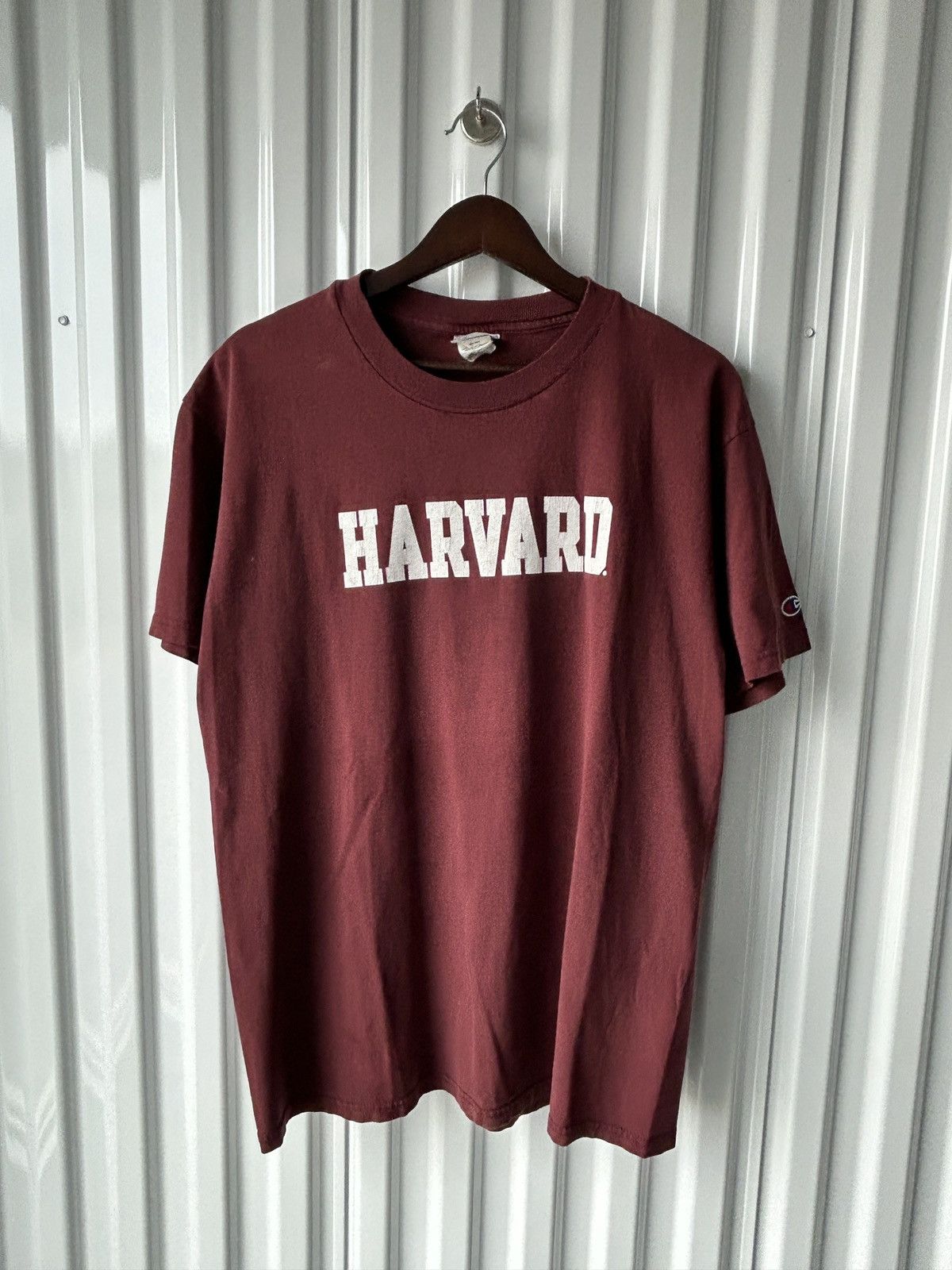 Vintage 90s Champion Harvard Graphic Tee Hoodie, Sweatshirt | PodTeesHub.com