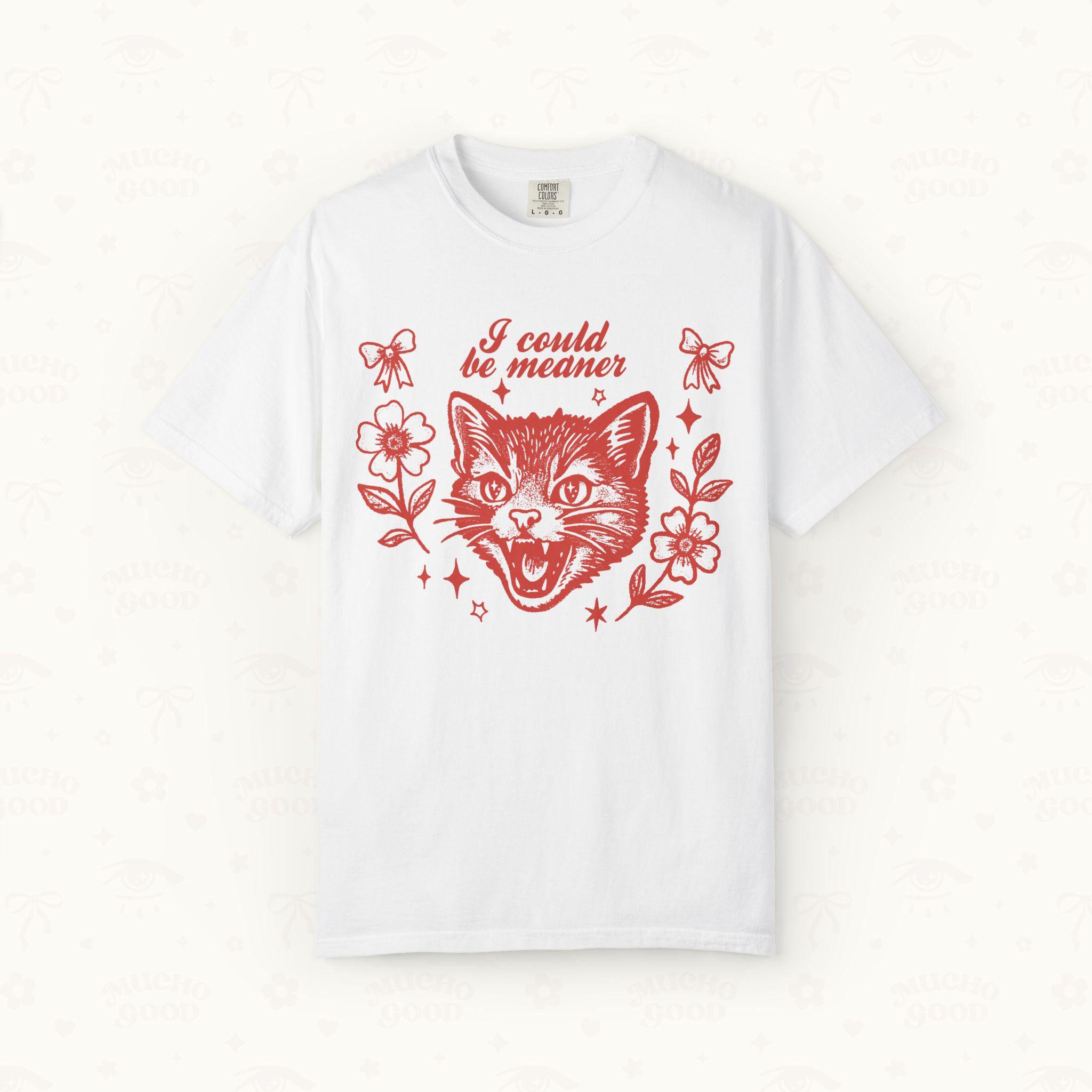 Could Meaner Ca Feral Tee Vintage Tattoo Kitten Grunge Unisex T-shirt, Sweatshirt, Hoodie (5)