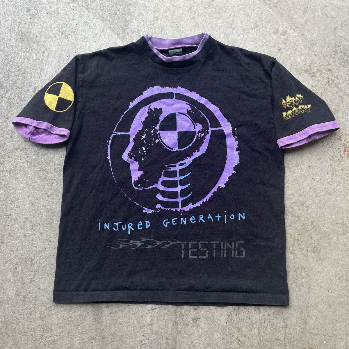 Awge X Band Tees Rare Asap Rocky Injured Generation Tour Tee Hoodie, Sweatshirt | PodTeesHub.com