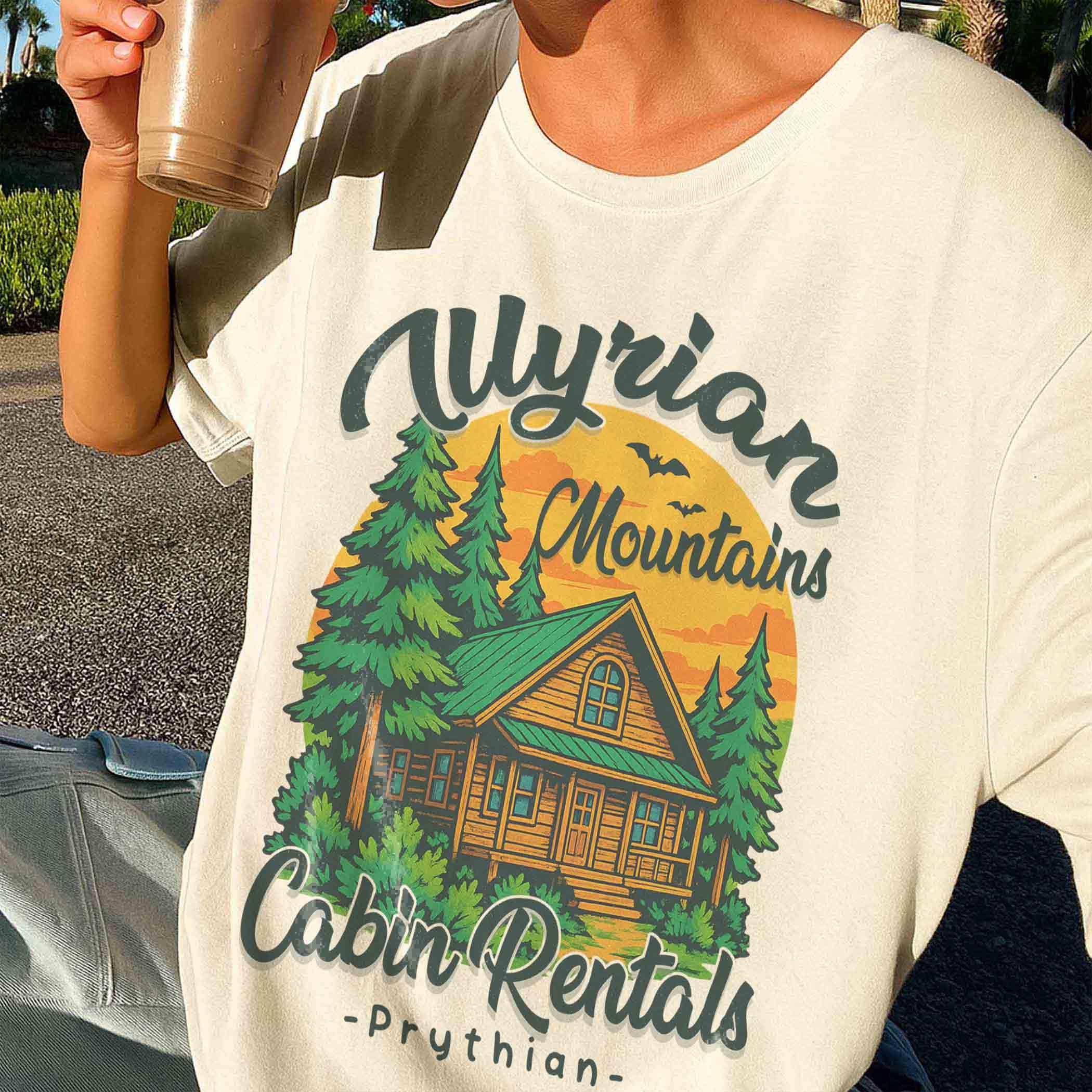 Velaris Night Court Mountains T-Shirt Hoodie, Sweatshirt | PodTeesHub.com