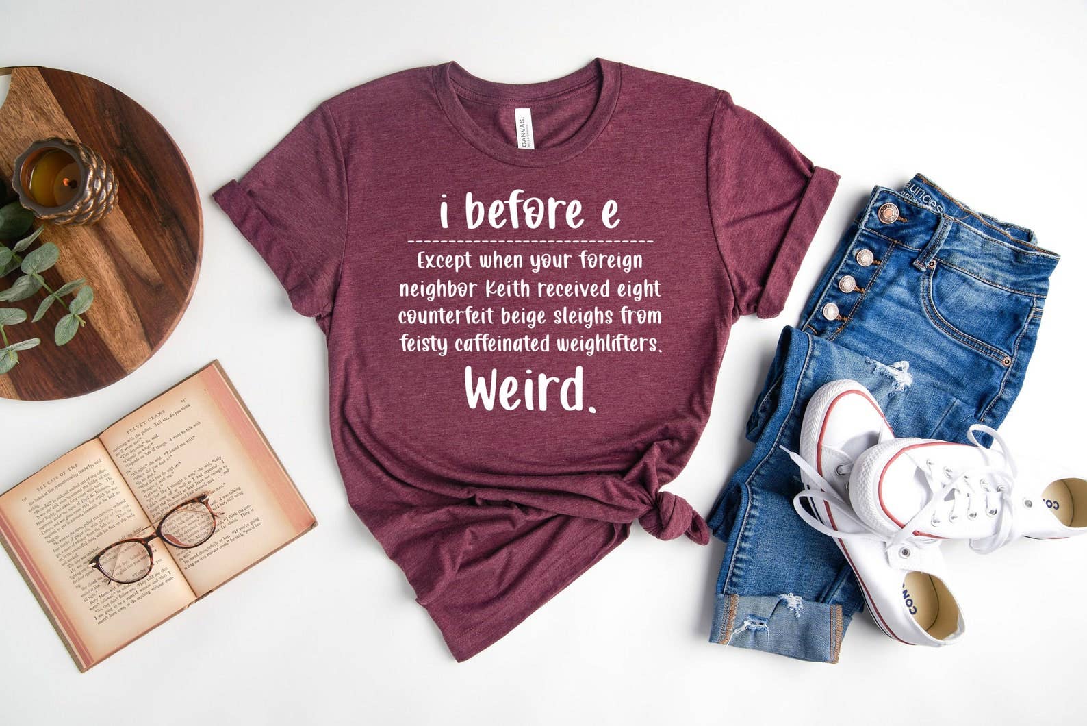 I Before E T-Shirt Hoodie, Sweatshirt | PodTeesHub.com