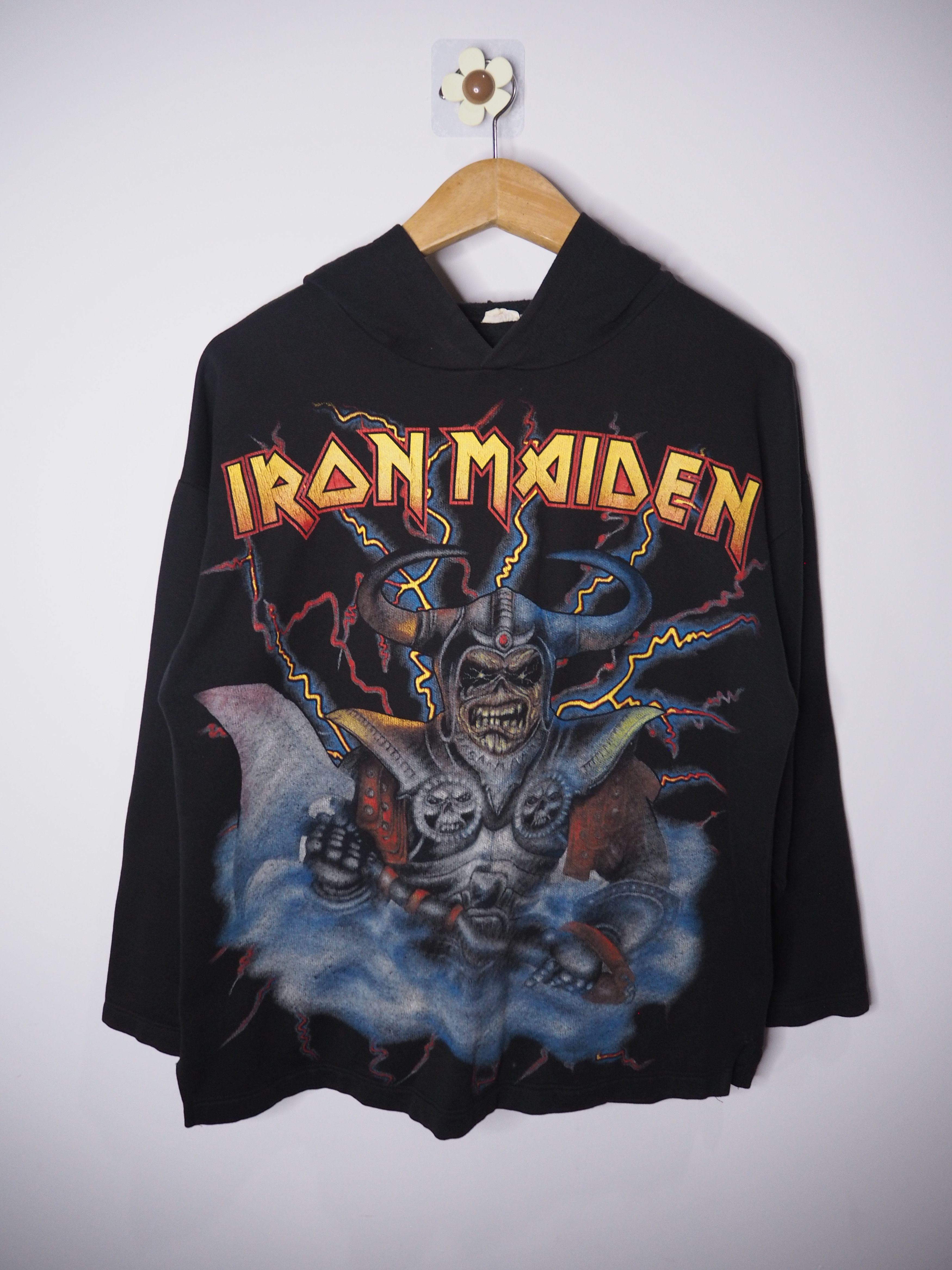 Maiden Vintage Iron Maiden Long Sleeve Hoodie Bootleg T-Shirts, Sweatshirt | PodTeesHub.com