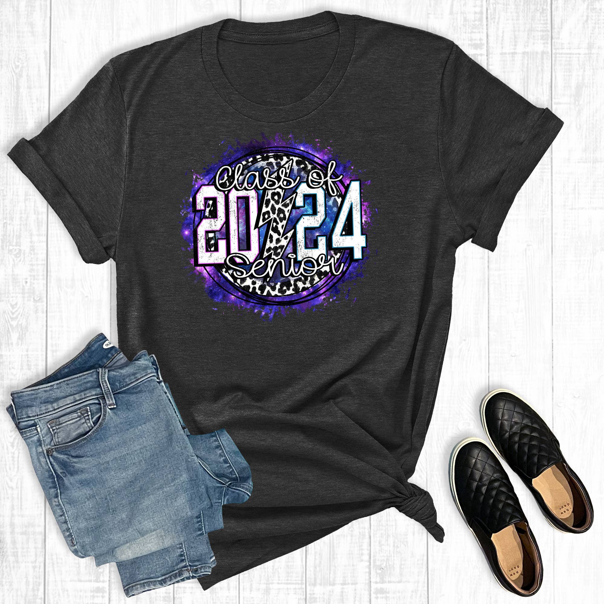 Class of 2024 Senior Graphic Tee Hoodie, Sweatshirt | PodTeesHub.com