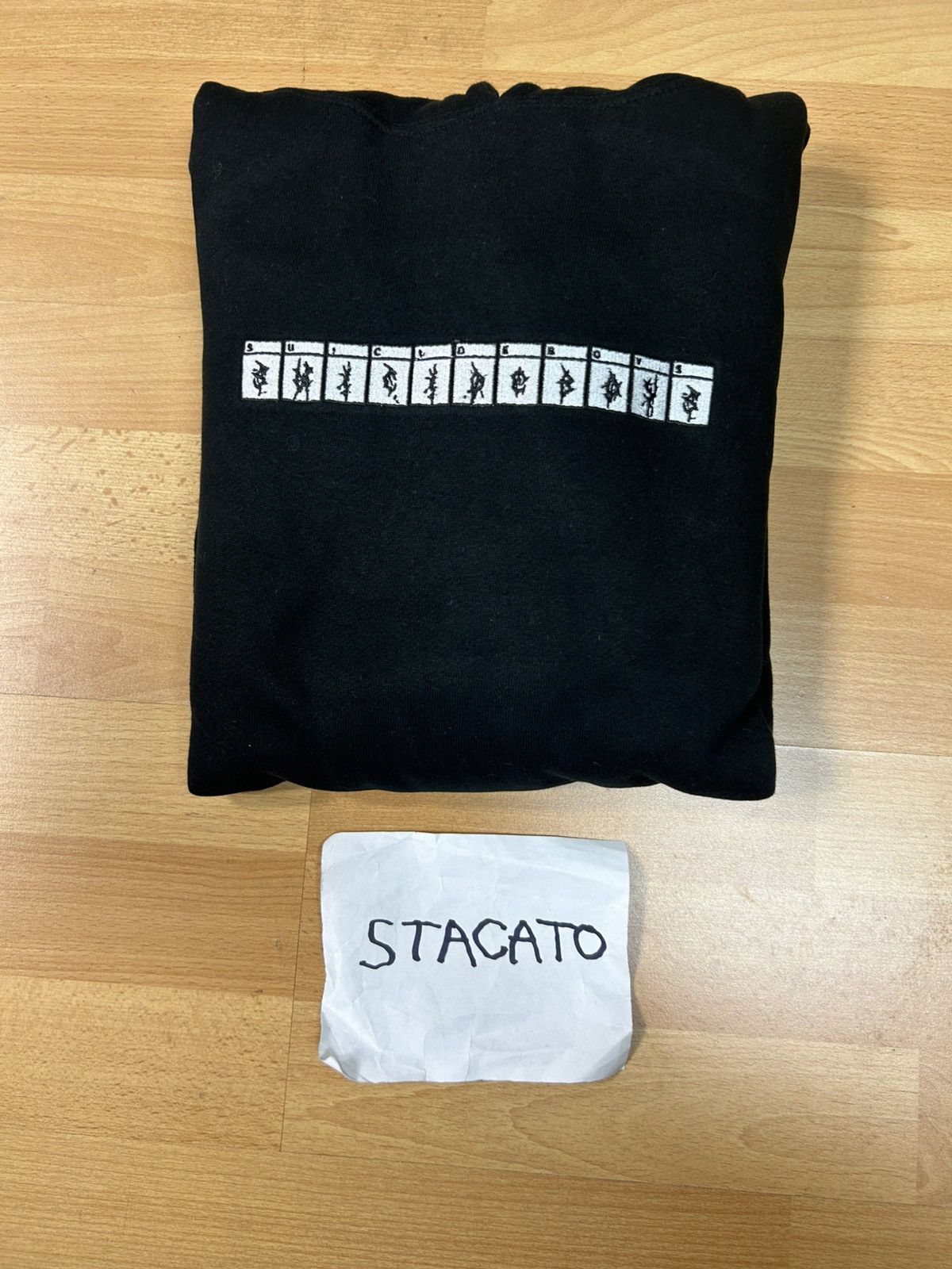 Rap Tees Suicide Boys Mahjong Tiles Hoodie Black Sweatshirt | PodTeesHub.com