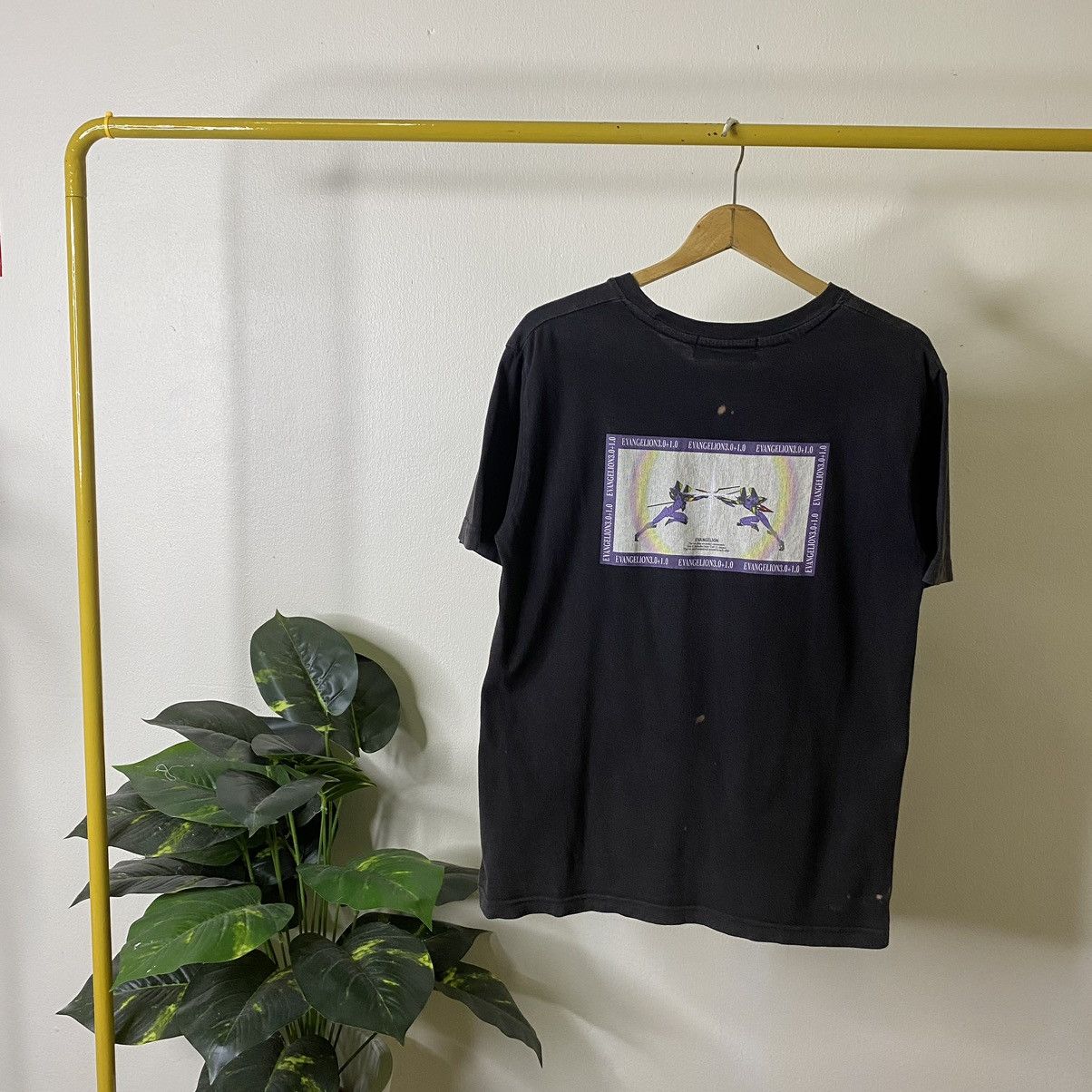 Vintage Y2k Neon Genesis Evangelion 3 0 1 0 Faded Tee Hoodie, Sweatshirt | PodTeesHub.com