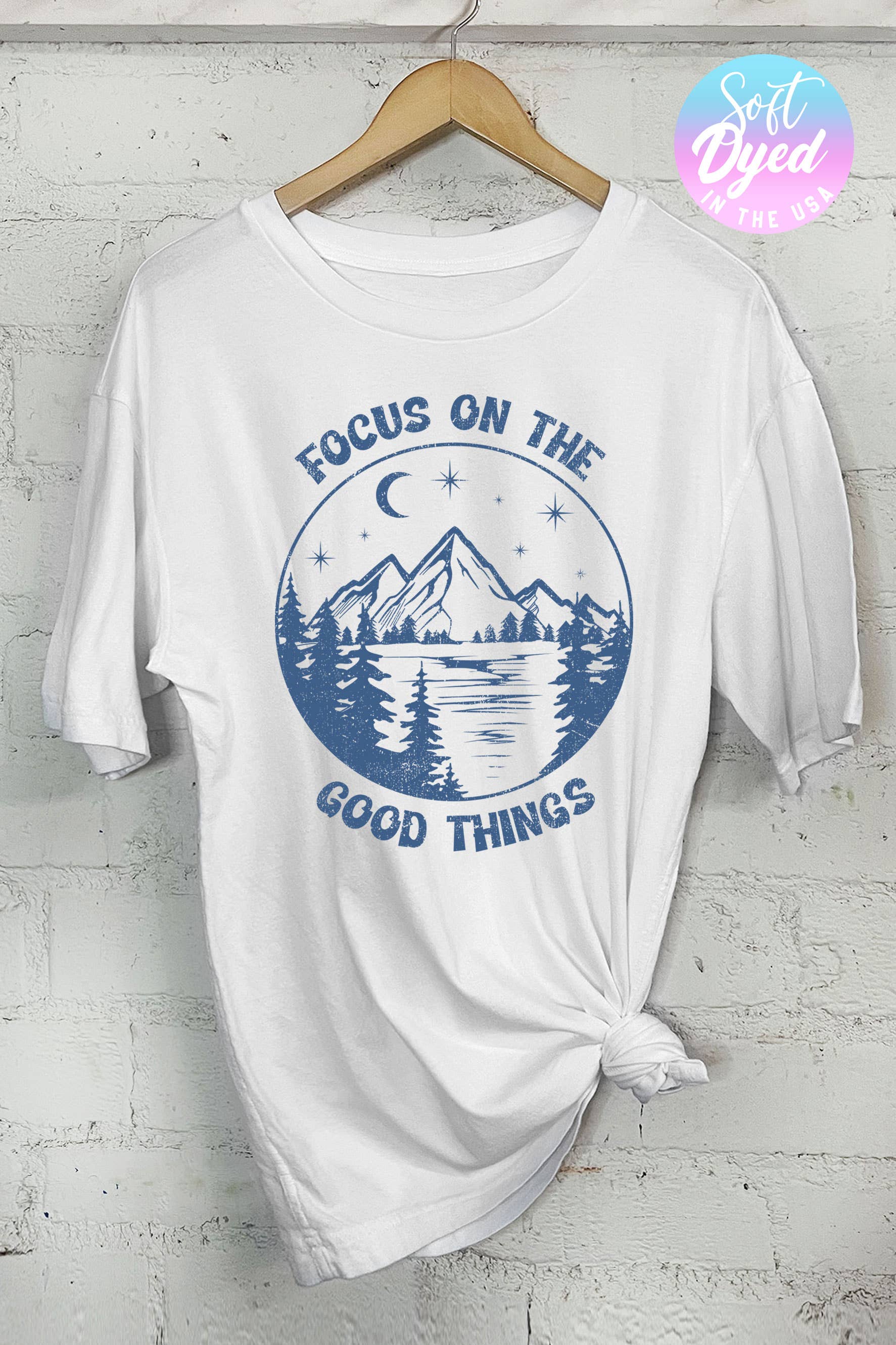 Focus On the Good Things-Oversized Tee Hoodie, Sweatshirt | PodTeesHub.com