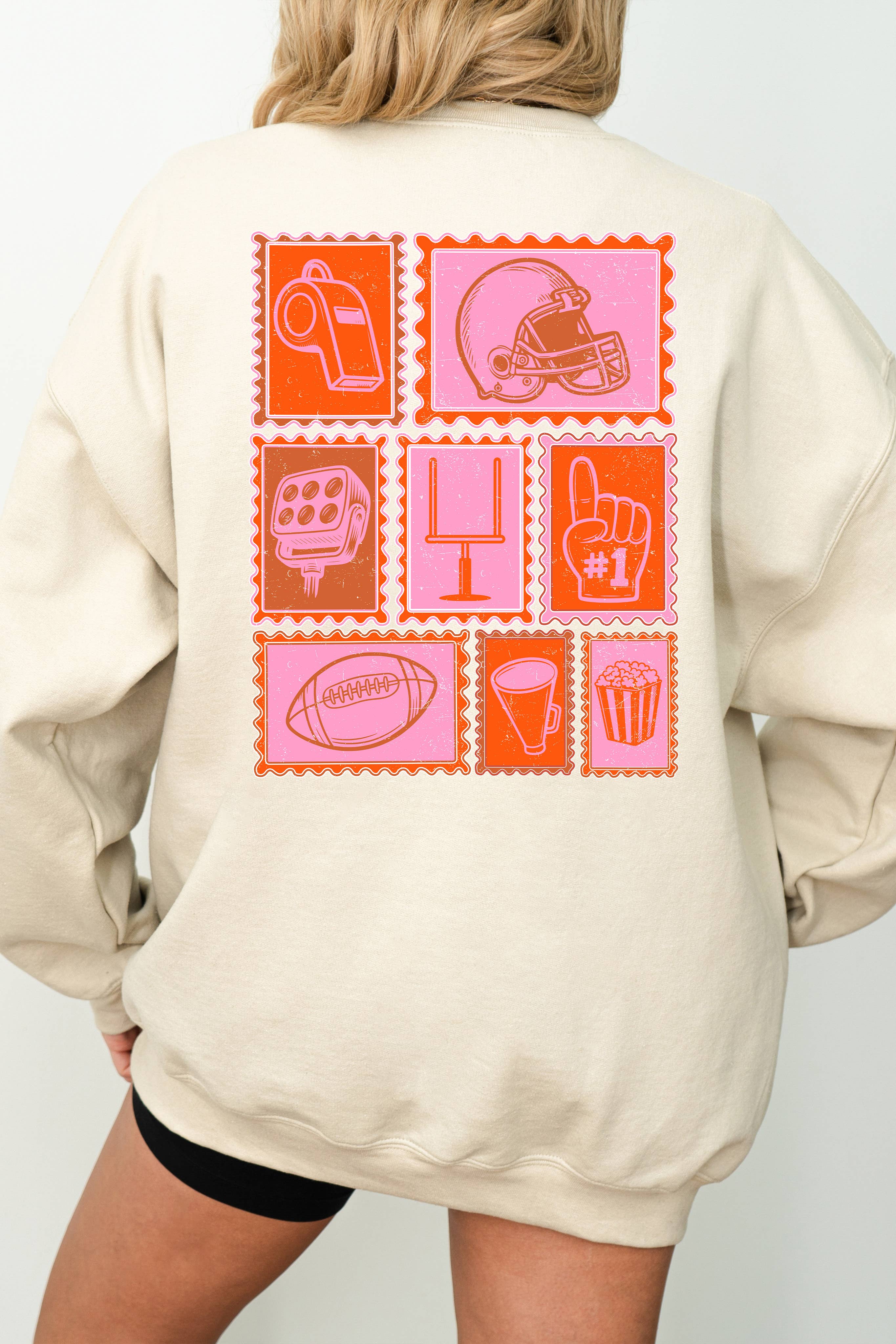 Football Collage Graphic Sweater T-Shirts, Hoodie, Sweatshirt | PodTeesHub.com