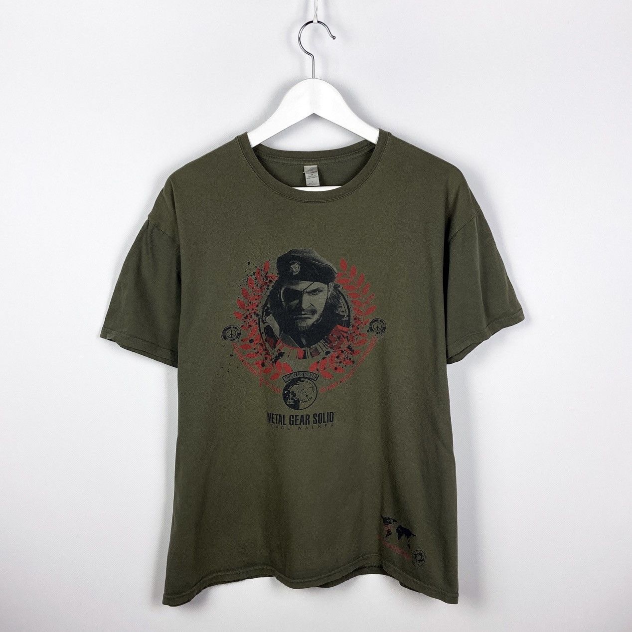Optic Gaming Vintage Metal Gear Solid Peace Walker Rare Tee Promo Kojima Hoodie, Sweatshirt | PodTeesHub.com