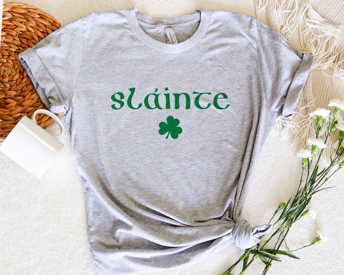 St Patricks Day - Slainte Irish Gaelic Shirt Hoodie, Sweatshirt | PodTeesHub.com