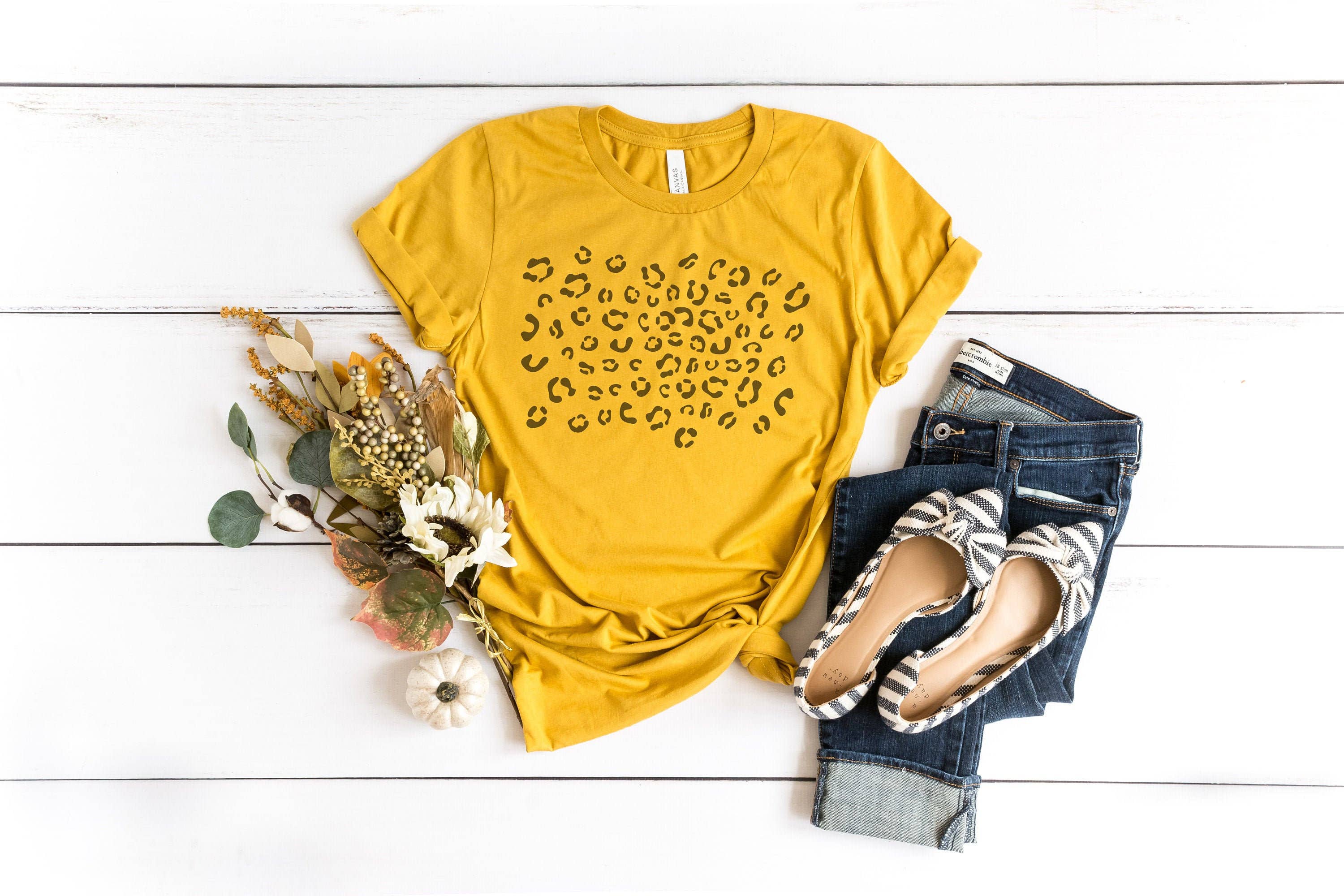 Leopard Print Shirt | Animal Cheetah Print Tee Hoodie, Sweatshirt | PodTeesHub.com