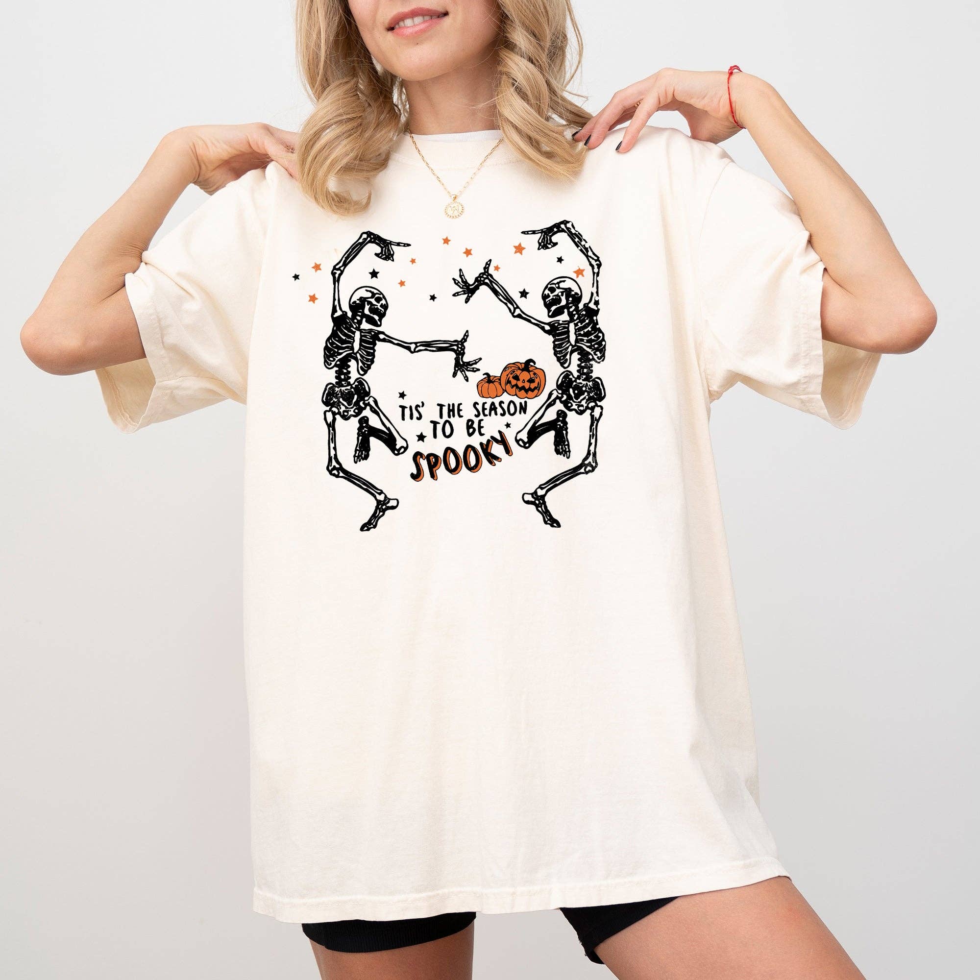 Tis the Season, Spooky, Skeleton, Ghost, Halloween T-Shirt Hoodie, Sweatshirt | PodTeesHub.com
