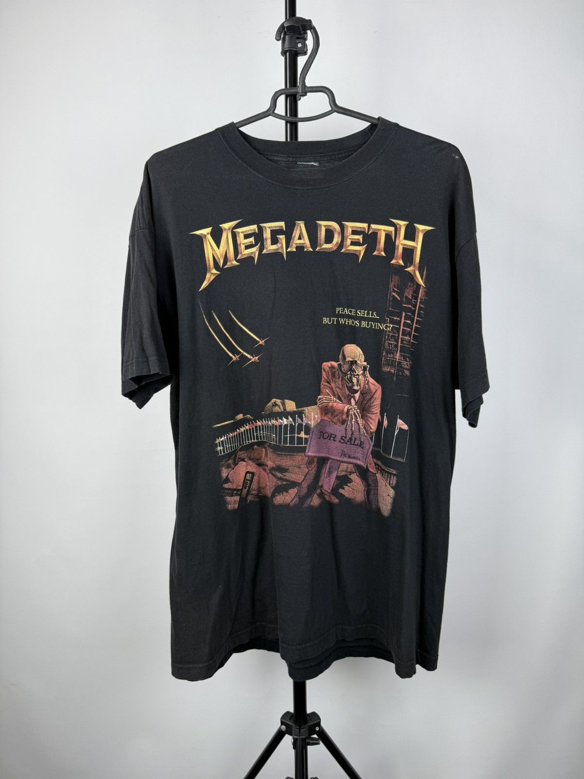 Vntg Megadeth Peace Sells But Who S Buying T Shirt Xl Siz Hoodie, Sweatshirt | PodTeesHub.com