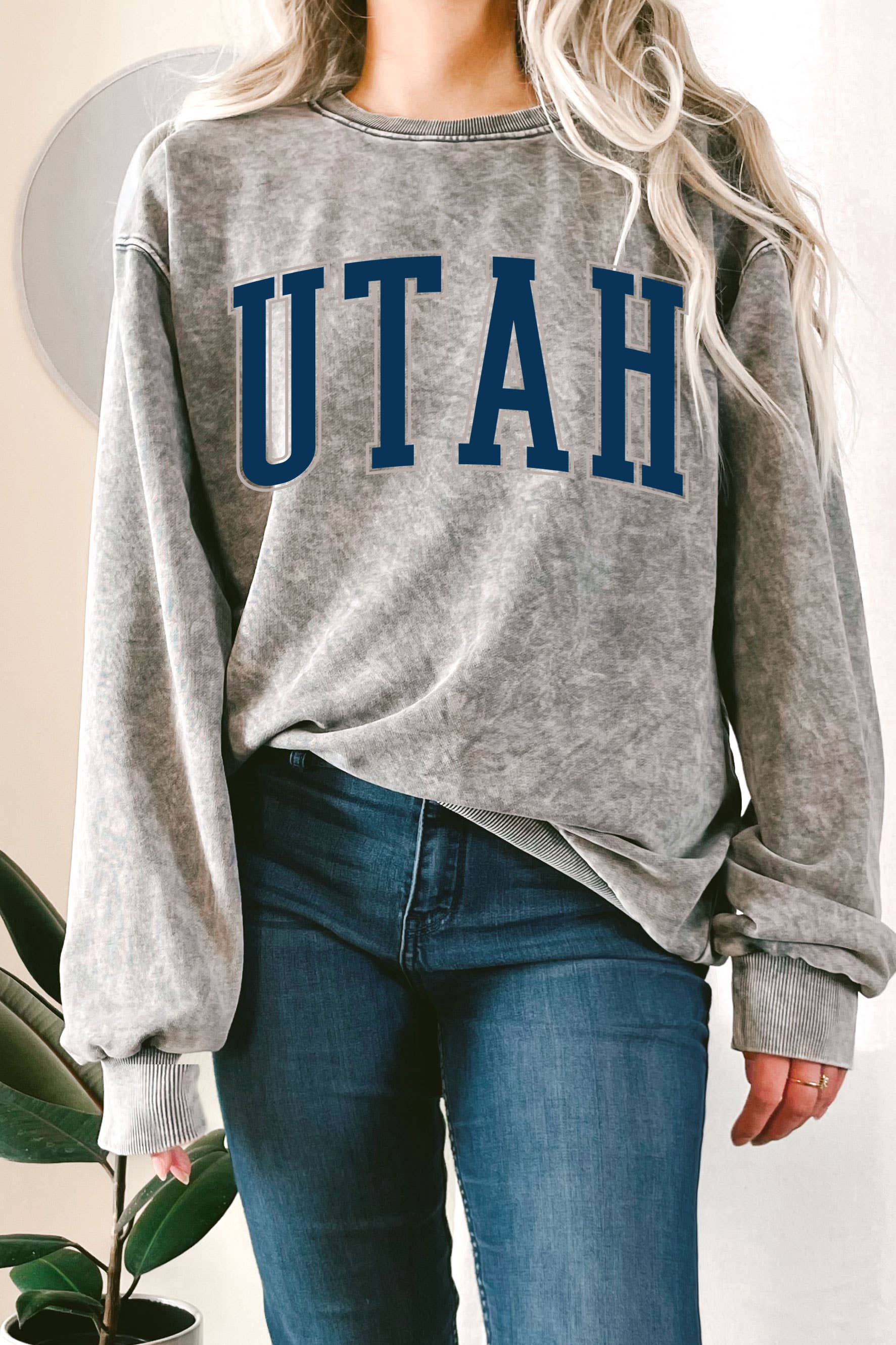 Utah Puff Mineral Graphic Terry Sweatshirt T-Shirts, Hoodie | PodTeesHub.com
