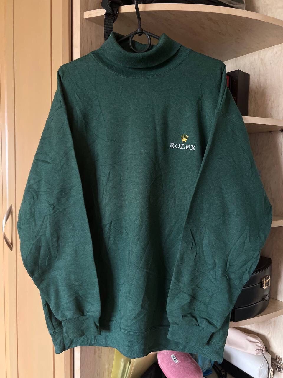 90s Rolex Vintage Sweatshirt Green Crewneck T-Shirts, Hoodie | PodTeesHub.com