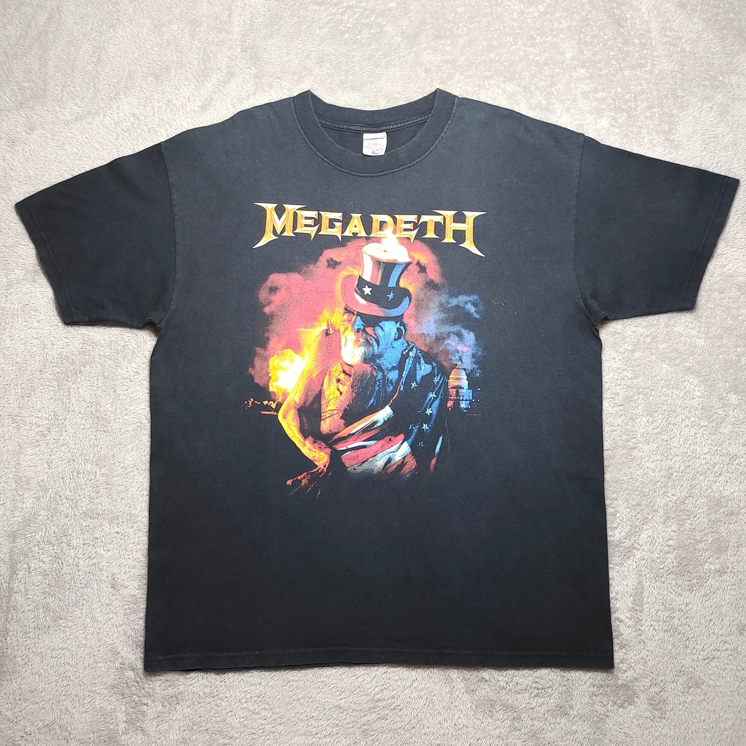 Vintage Y2k Megadeth Tour T Shirt Hoodie, Sweatshirt | PodTeesHub.com