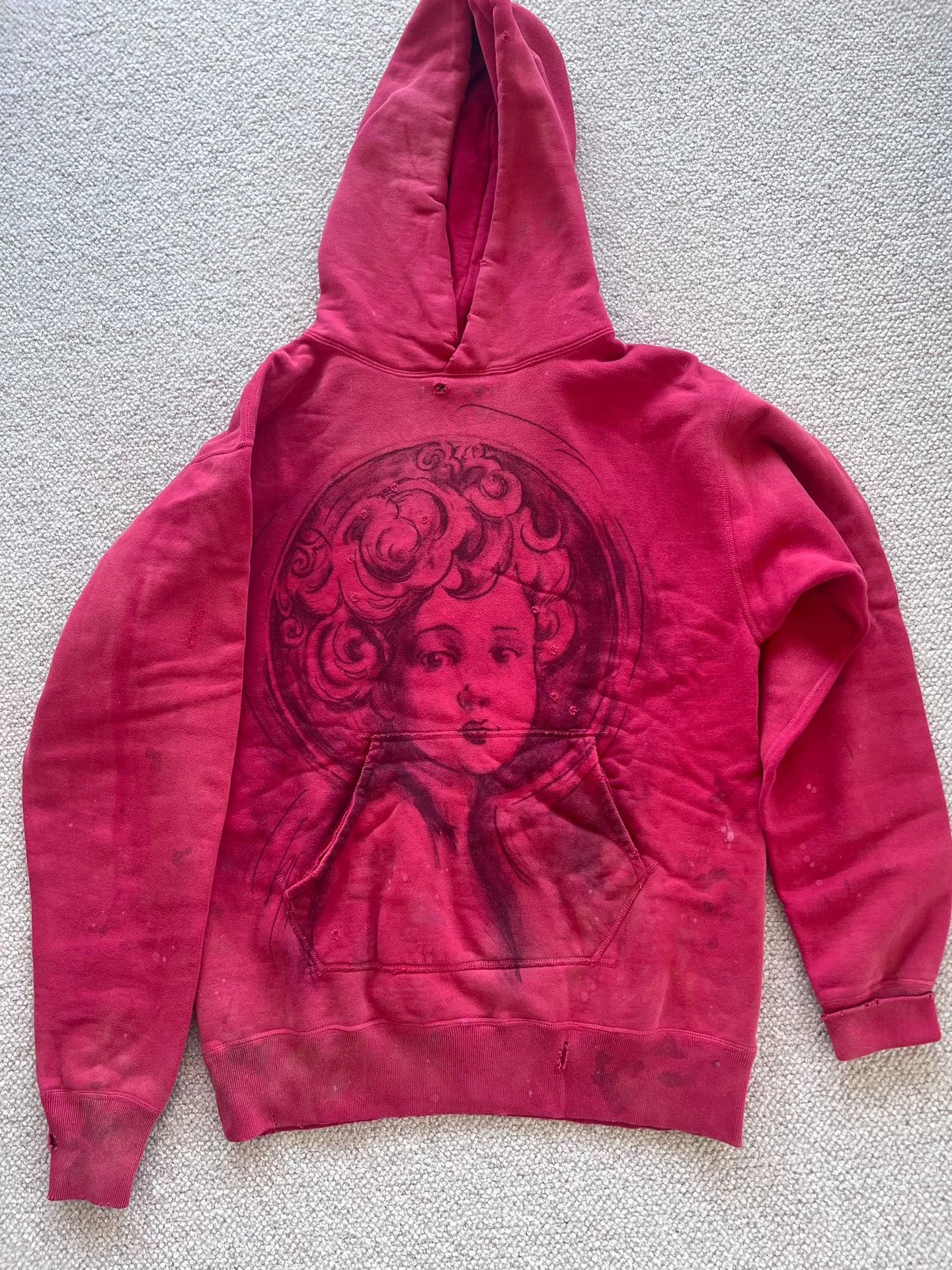 Michael Vintage Saint Michael Distressed Graphic Hoodie T-Shirts, Sweatshirt | PodTeesHub.com