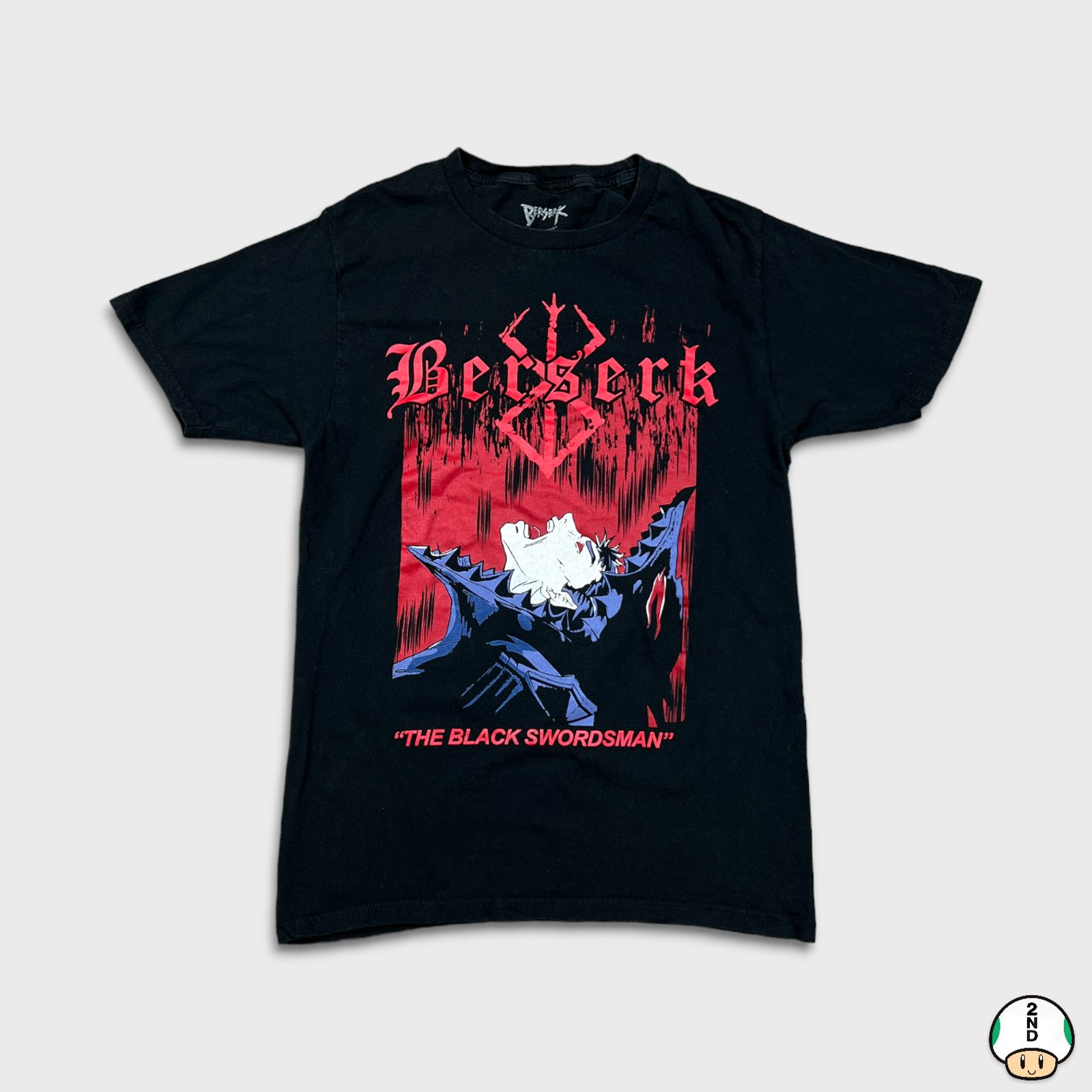 Anime Berserk T Shirt The Black Swordsman Anime Short Sleeve Tee Hoodie, Sweatshirt | PodTeesHub.com