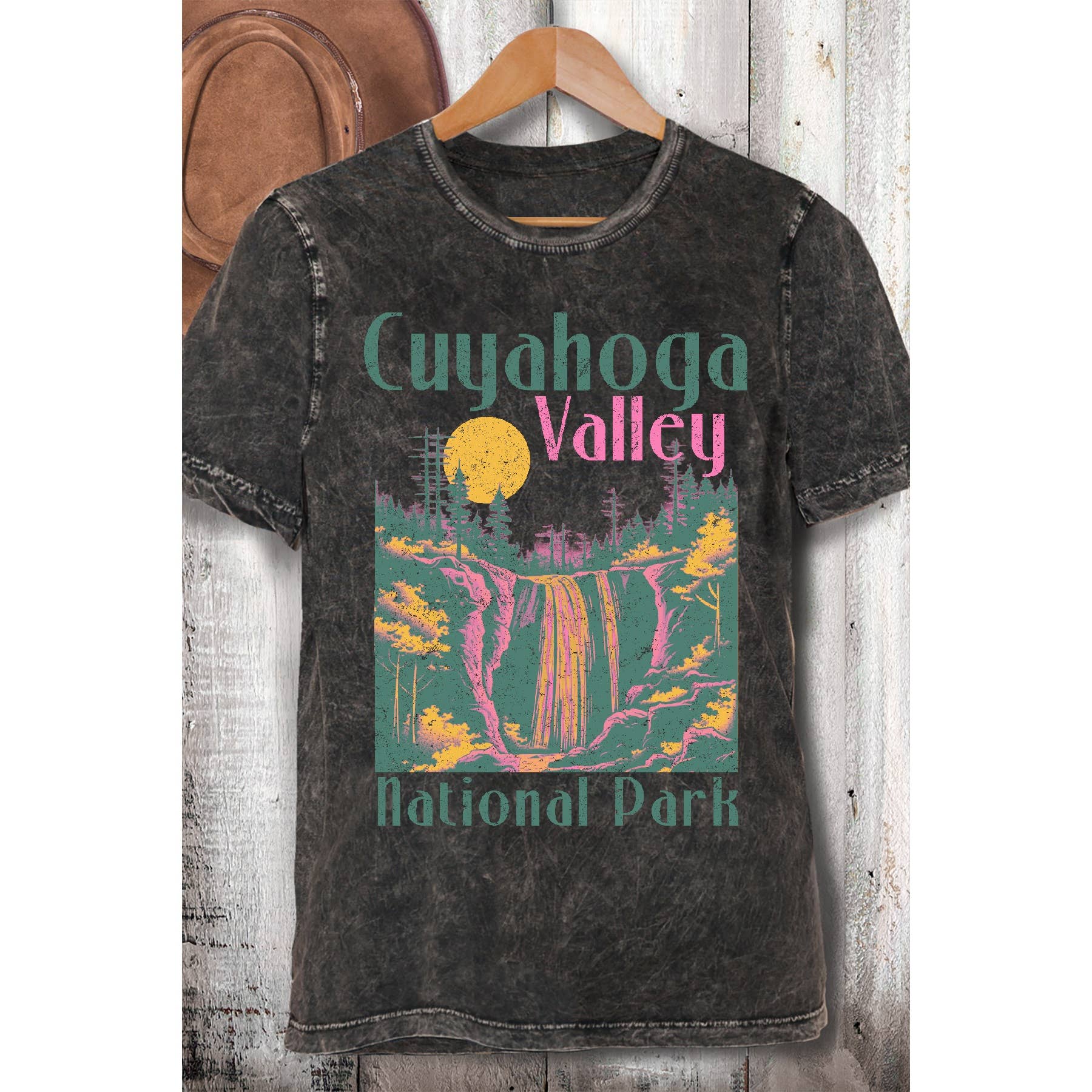 Cuyahoga Valley National Park - Mineral Wash T Shirt Hoodie, Sweatshirt | PodTeesHub.com