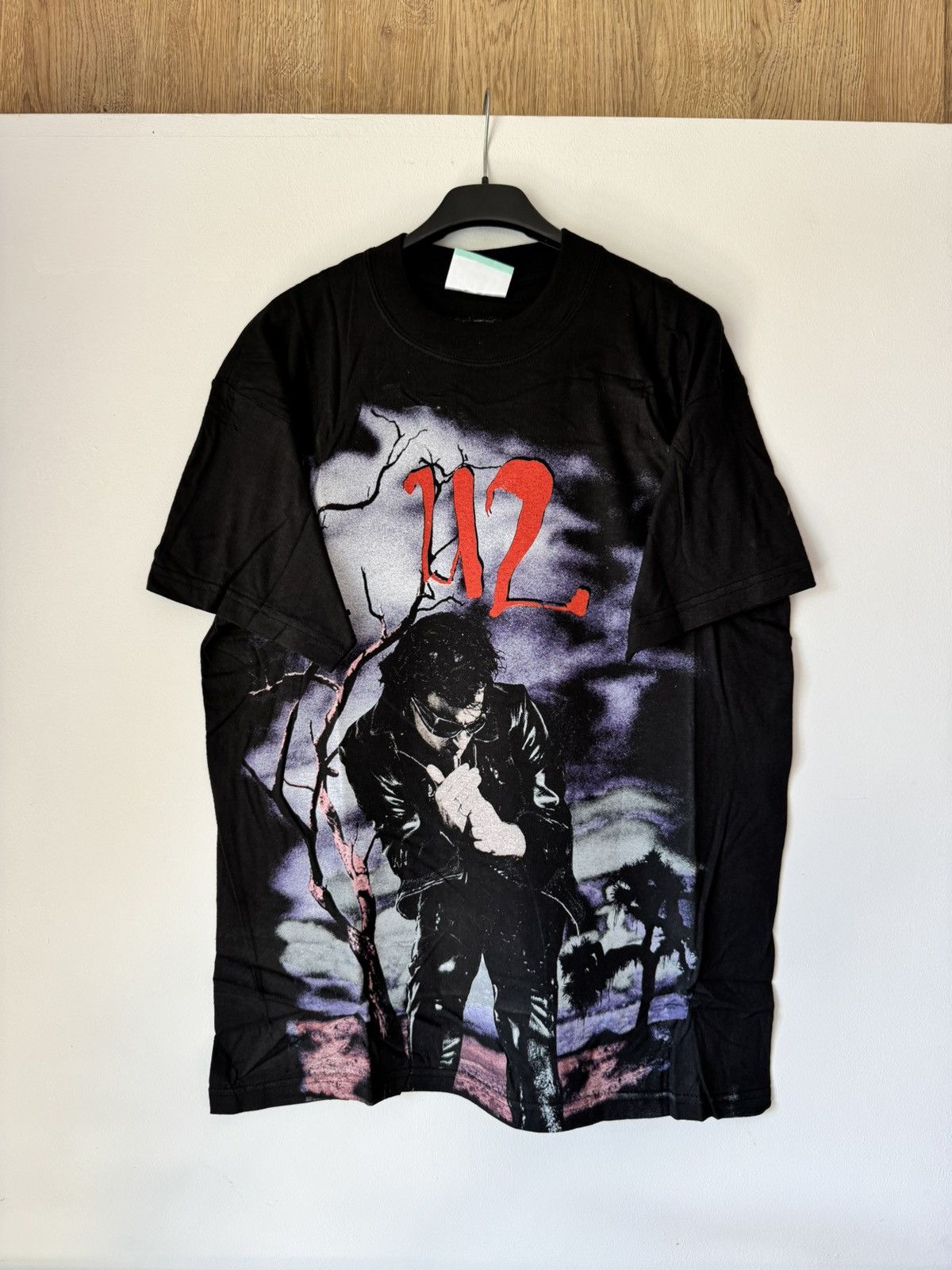 U2 Vintage 90s Band Rock Tee Two Sided Print Emire Rare Bono Hoodie, Sweatshirt | PodTeesHub.com