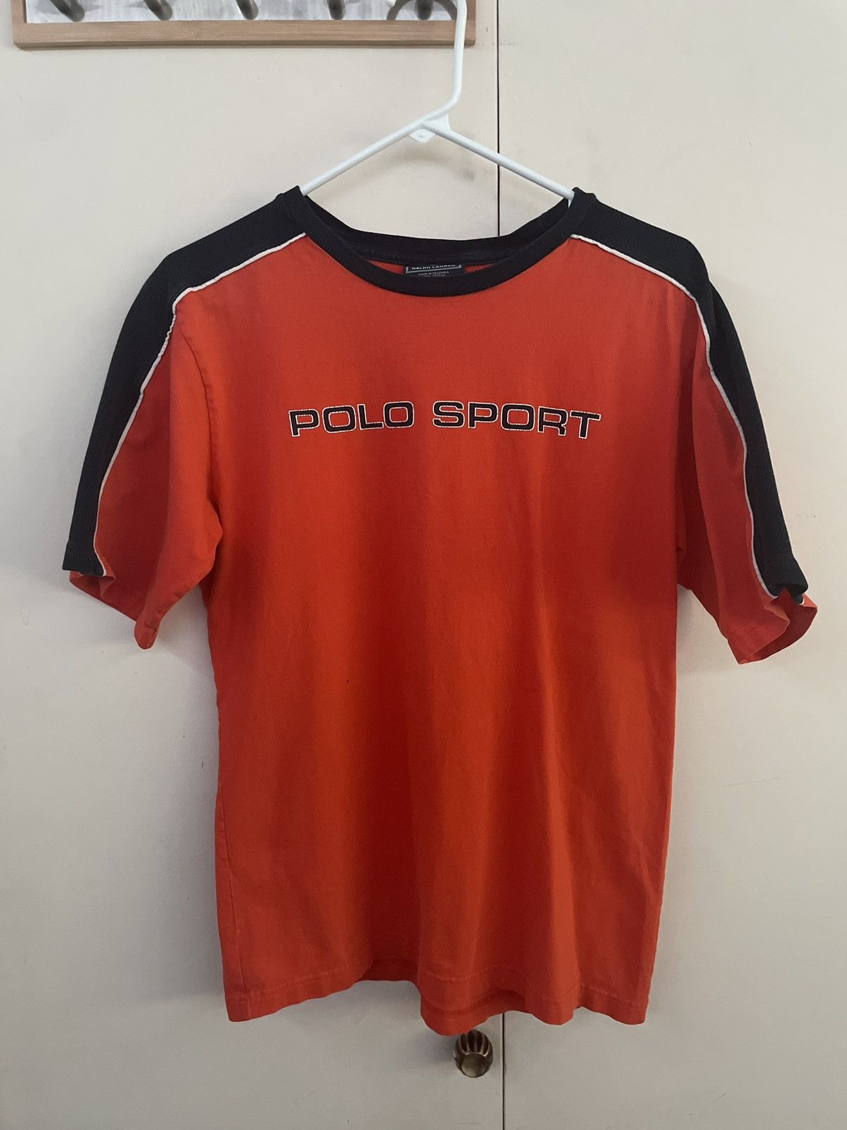 Vintage 90s Polo Sport Tee Orange Hoodie, Sweatshirt | PodTeesHub.com