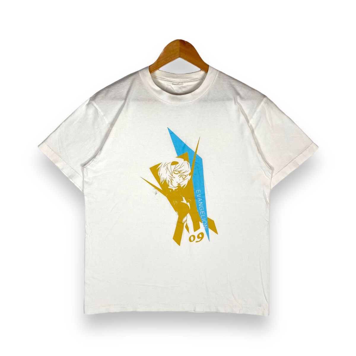Vintage Neon Genesis Evangelion Rei Ayanami Anime Exhibition Tee Hoodie, Sweatshirt | PodTeesHub.com