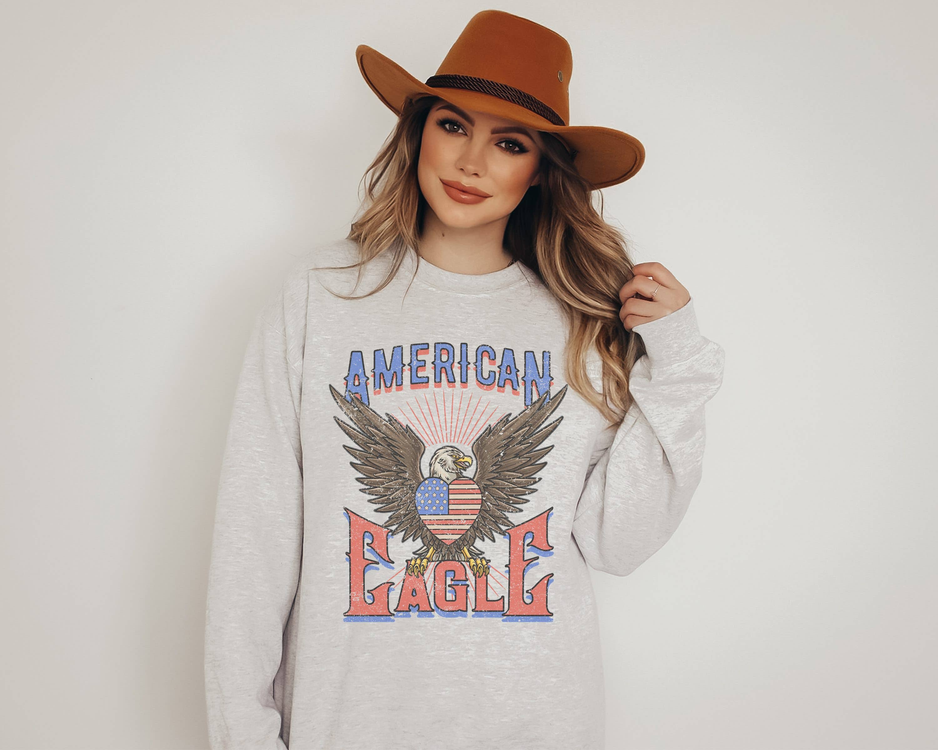 American Eagle Crew Neck Sweatshirt T-Shirts, Hoodie | PodTeesHub.com